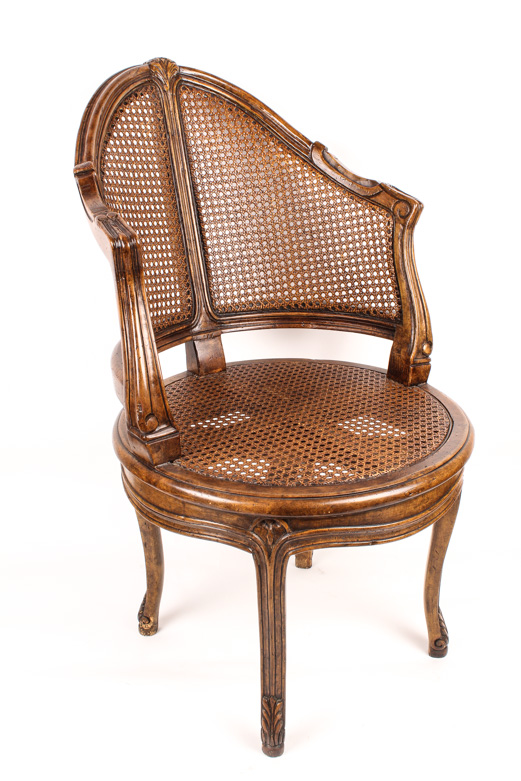 Vintage Cane Club Chair