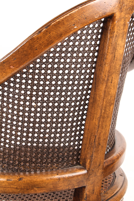 Vintage Cane Club Chair