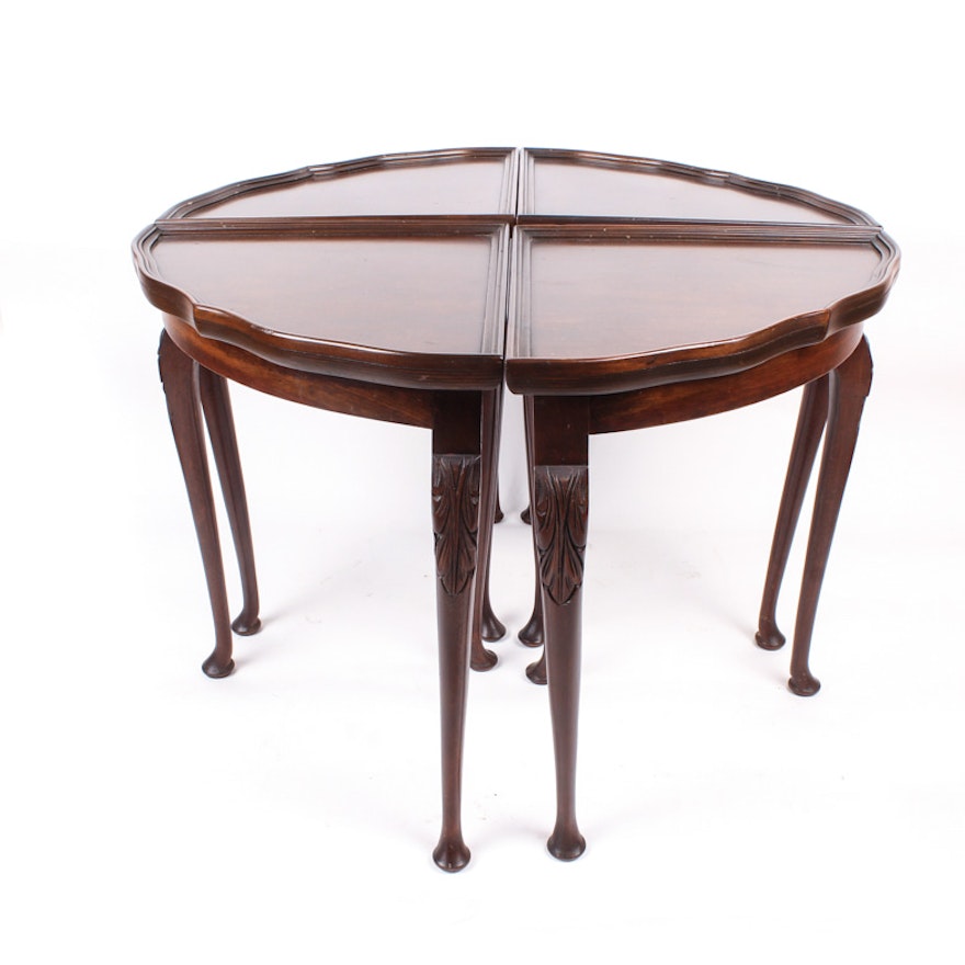 Four-Piece Wood Accent Table