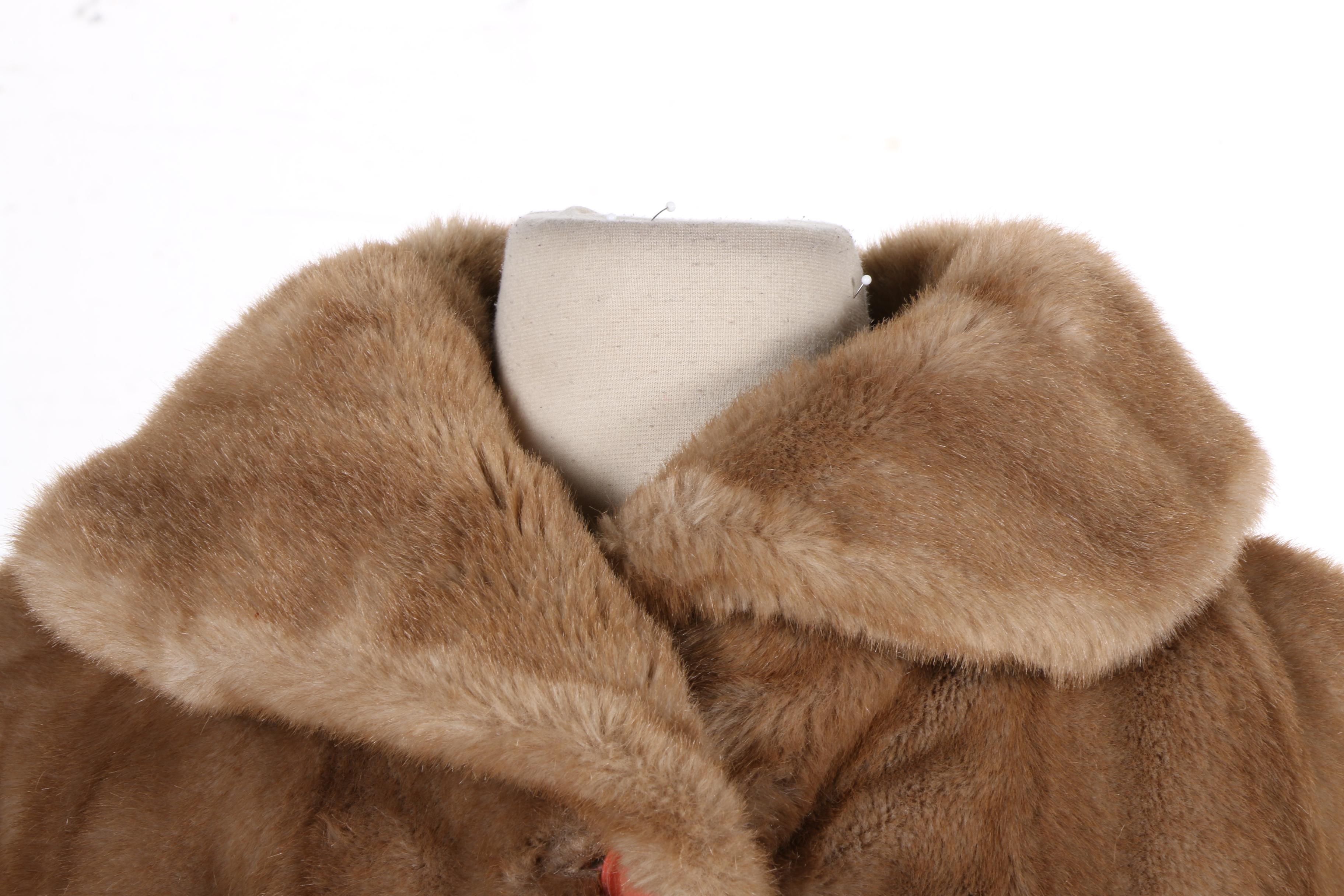 Faux Fur Coat by Tissavel France