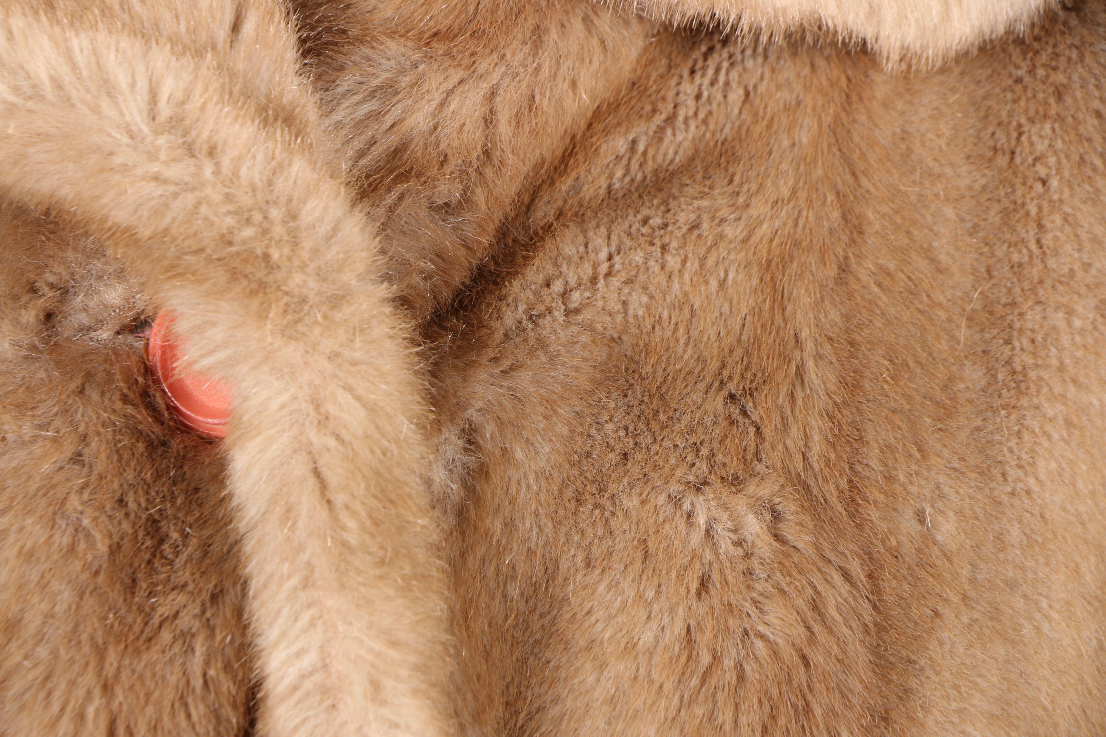 Faux Fur Coat by Tissavel France