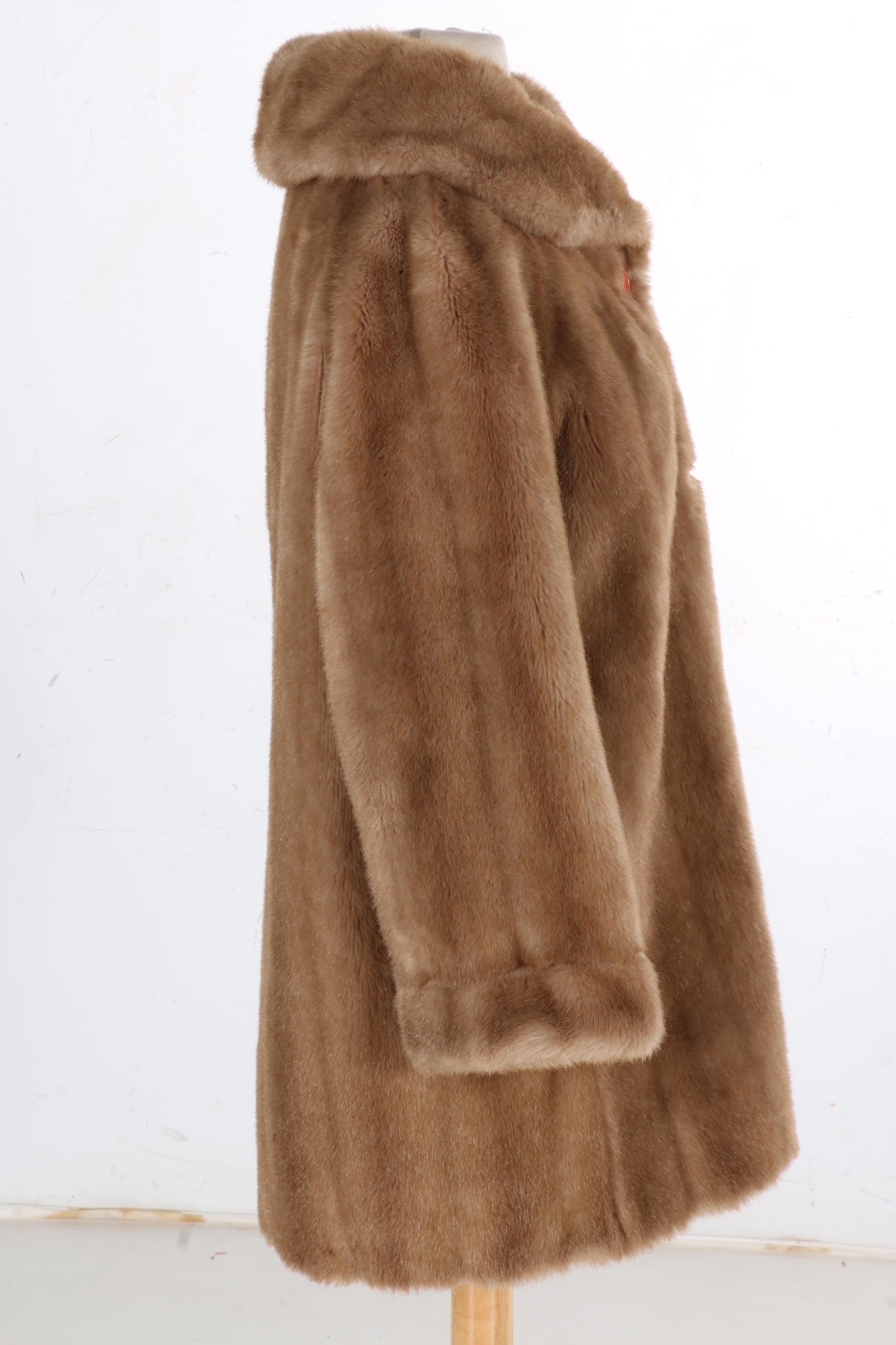 Faux Fur Coat by Tissavel France
