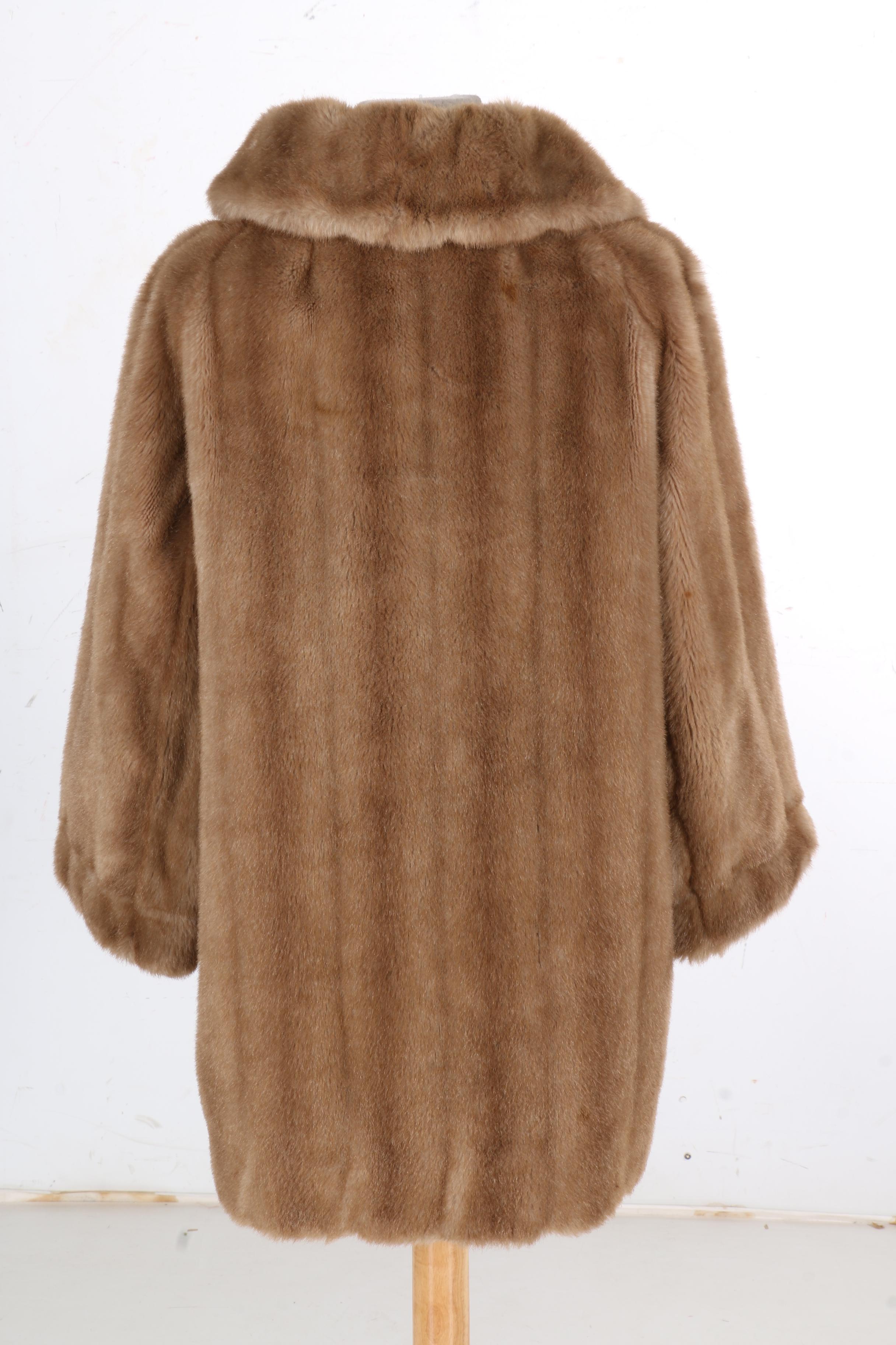 Faux Fur Coat by Tissavel France