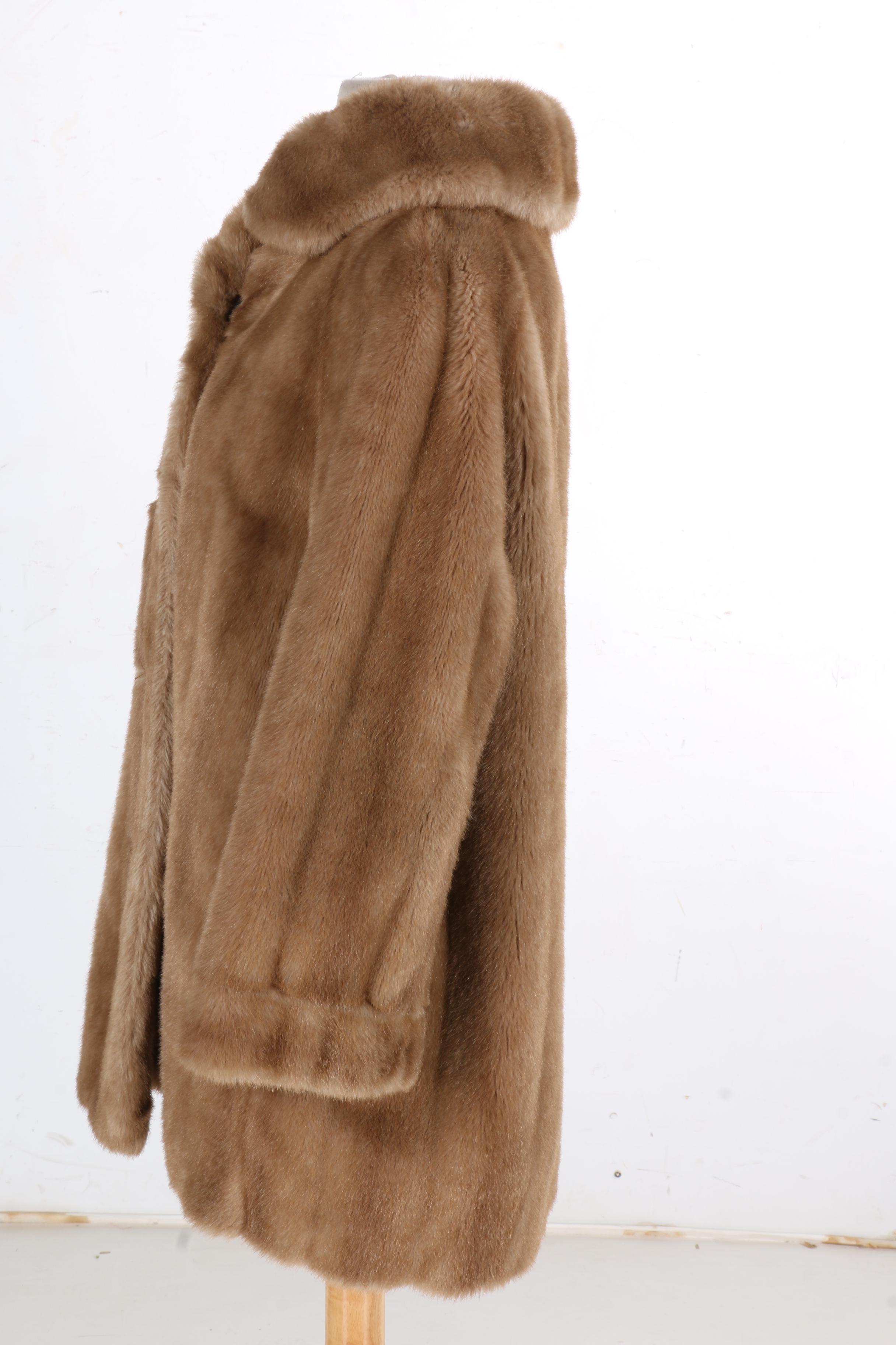 Faux Fur Coat by Tissavel France