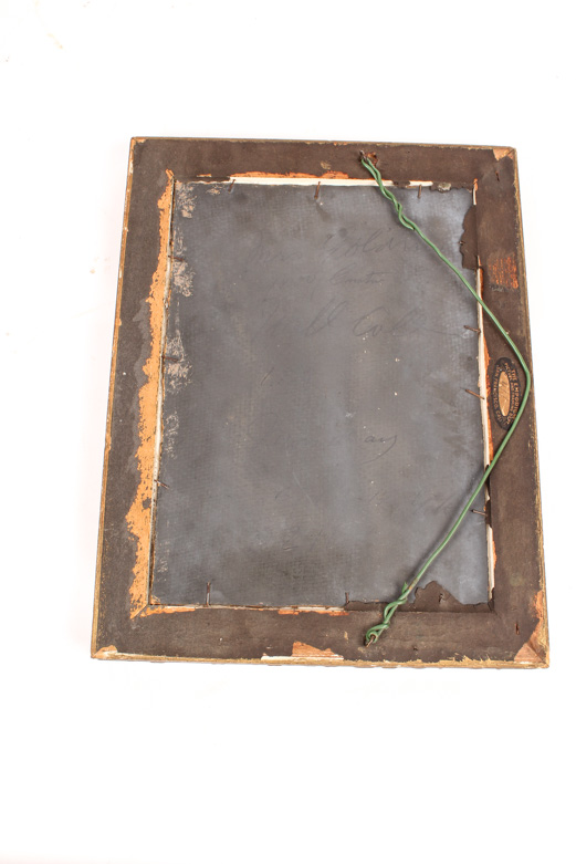 19th Century Offset Lithograph on Academy Board After "Alone"