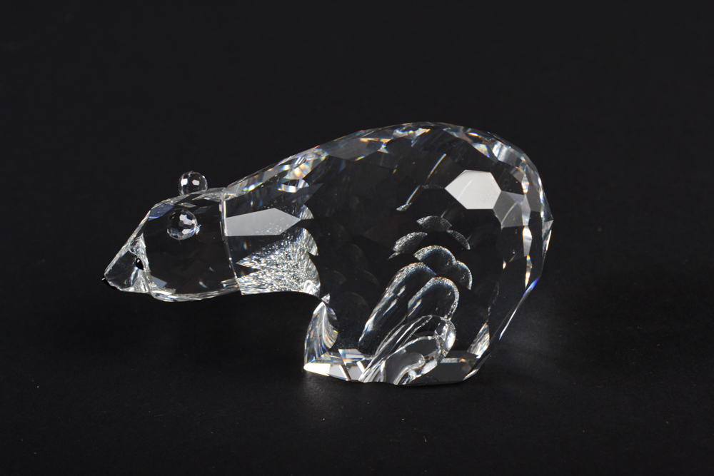 Swarovski Crystal Polar Bear Figurine