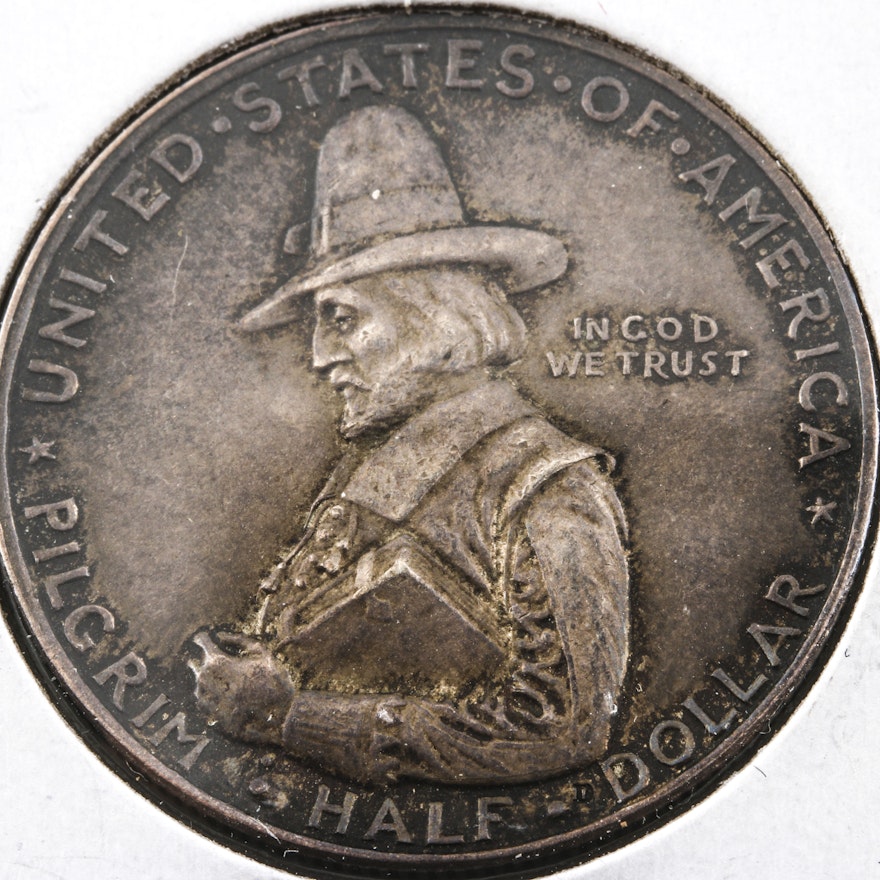 1920 Pilgrim Silver Commemorative Half Dollar