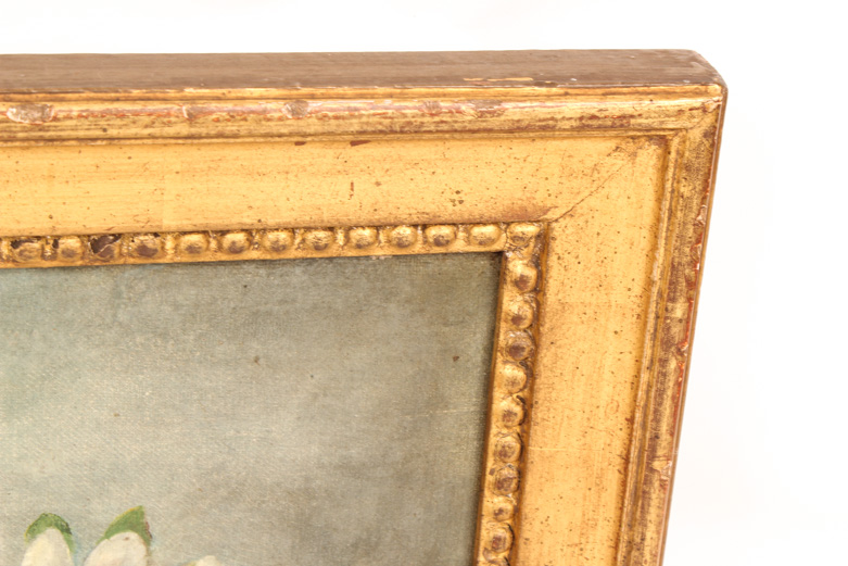 Oil Painting on Canvas of Lotus Flowers