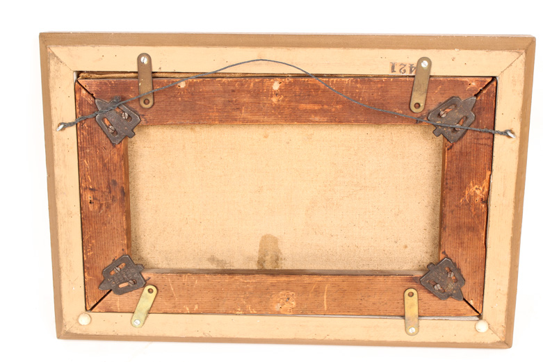 Oil Painting on Canvas of Lotus Flowers