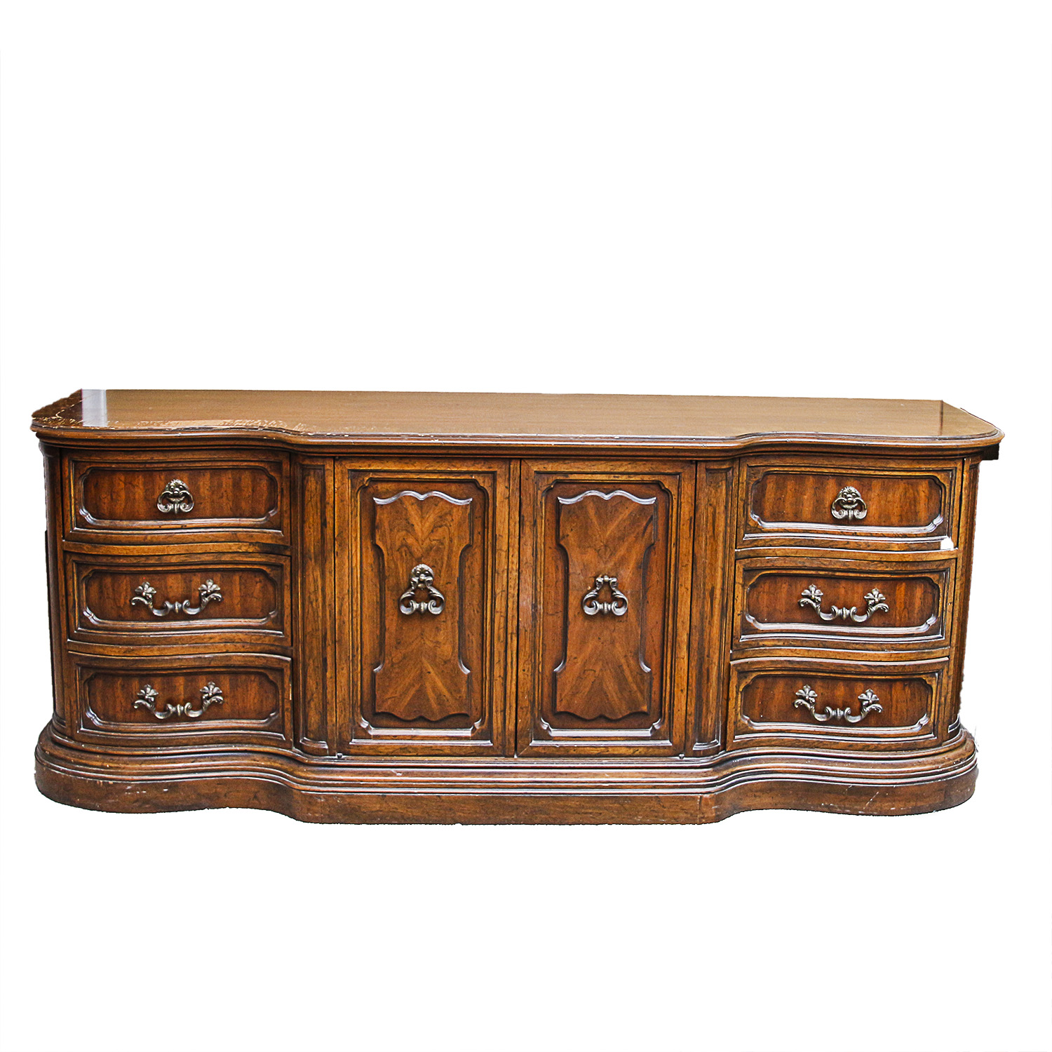 Vintage Drexel Heritage Grand Tour Wooden Server