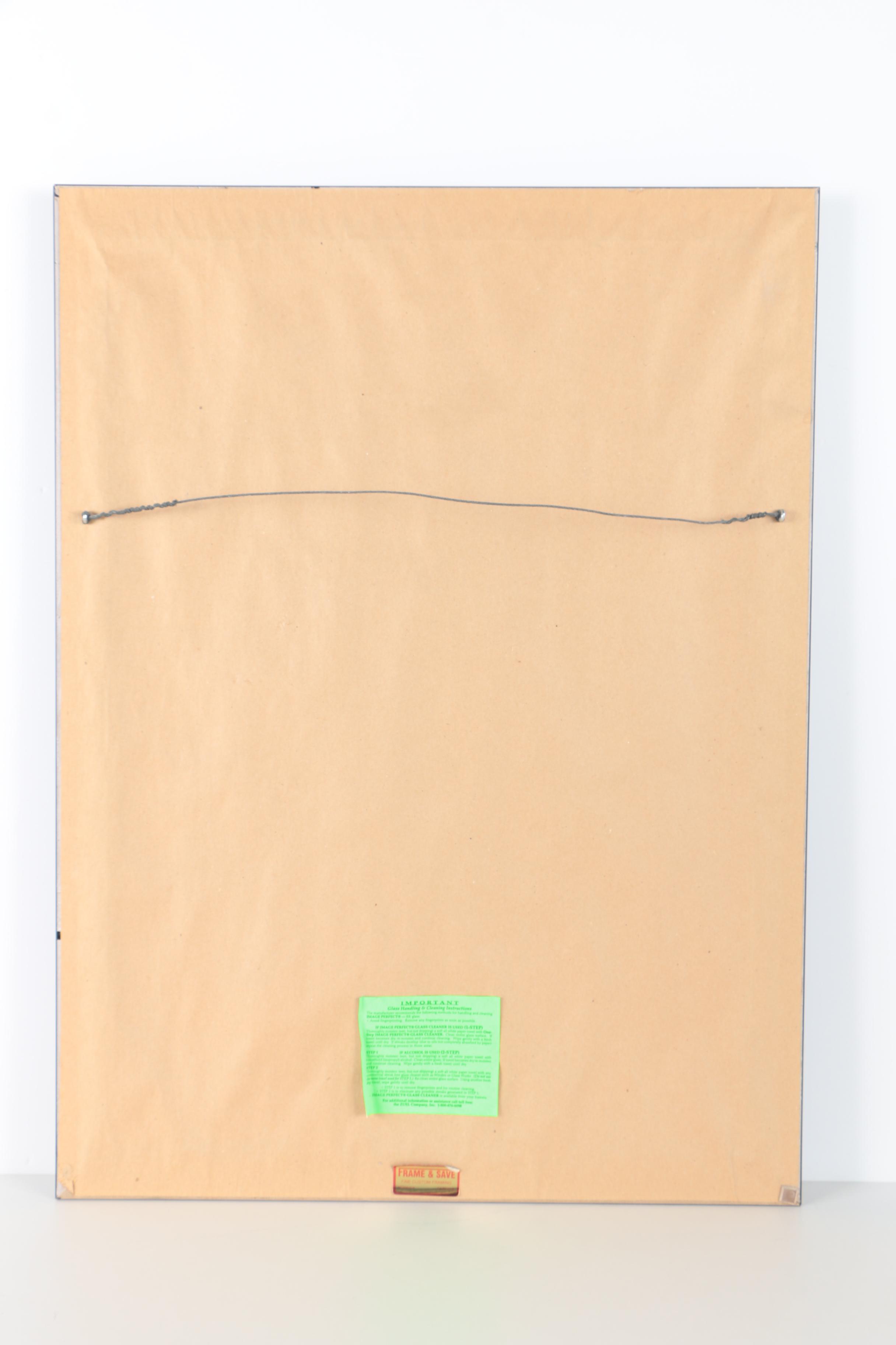 Eric Wang Oil Painting on Wood Panel "Cage AE #4"