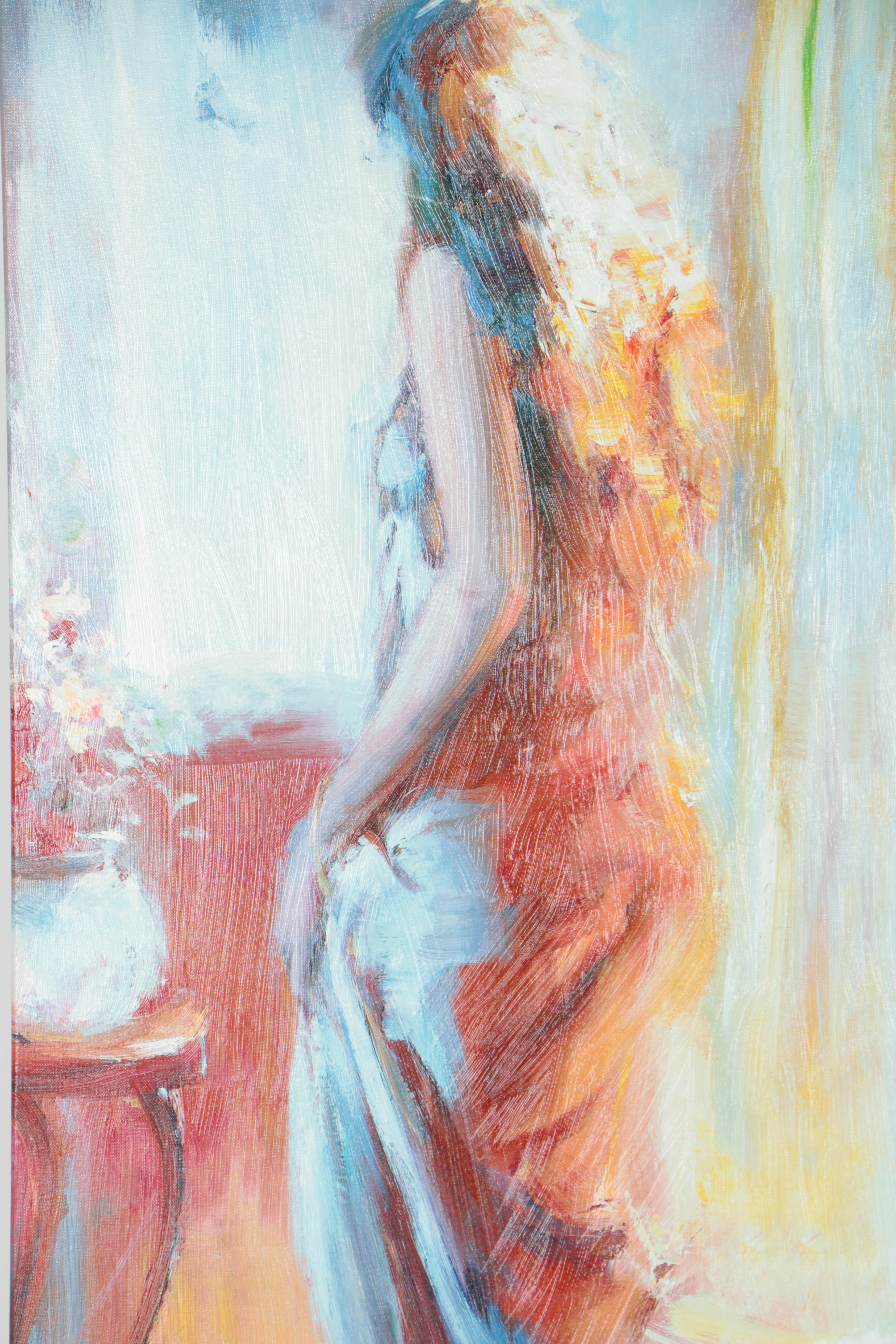 Varnished Giclee on Canvas of Female Posterior