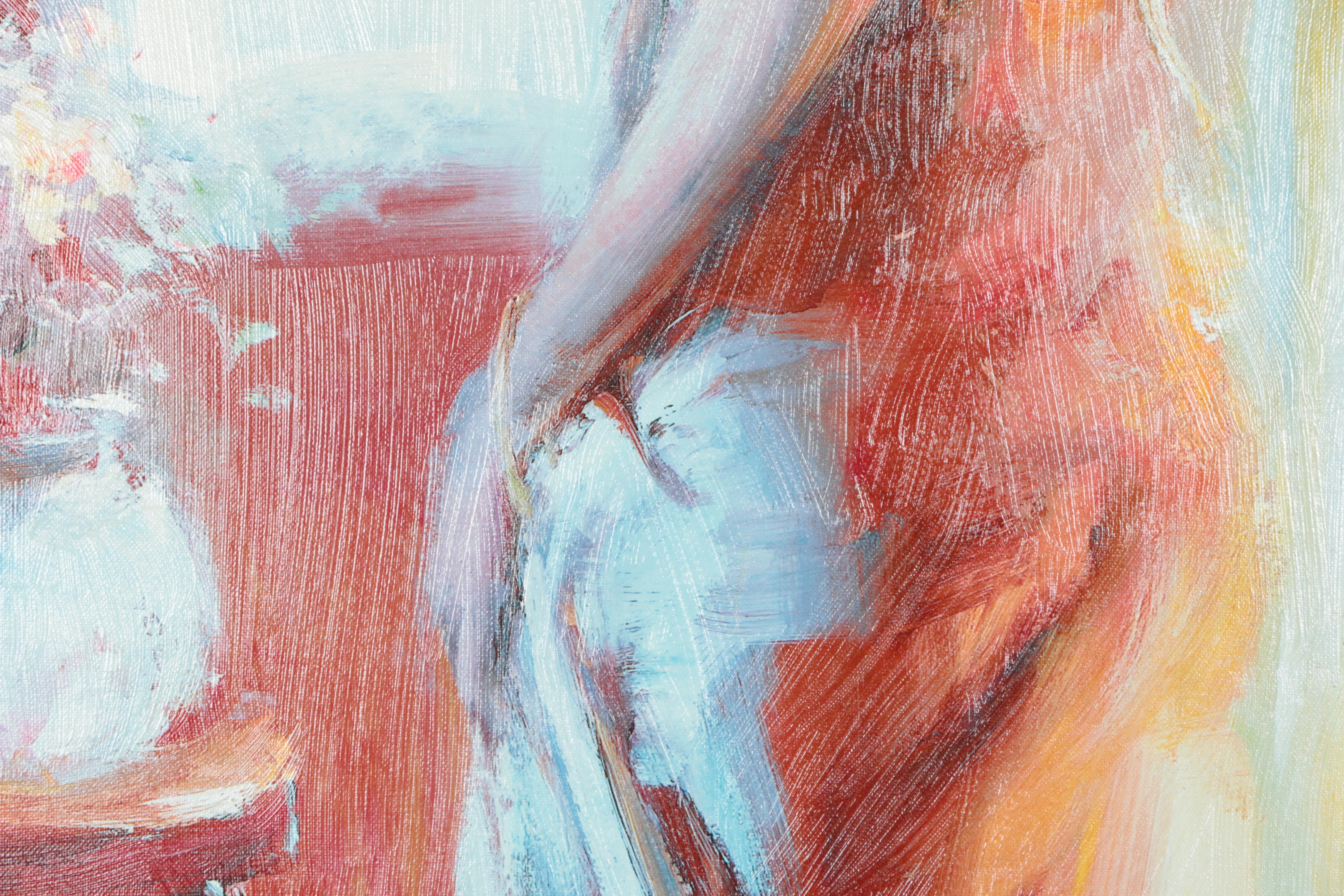 Varnished Giclee on Canvas of Female Posterior