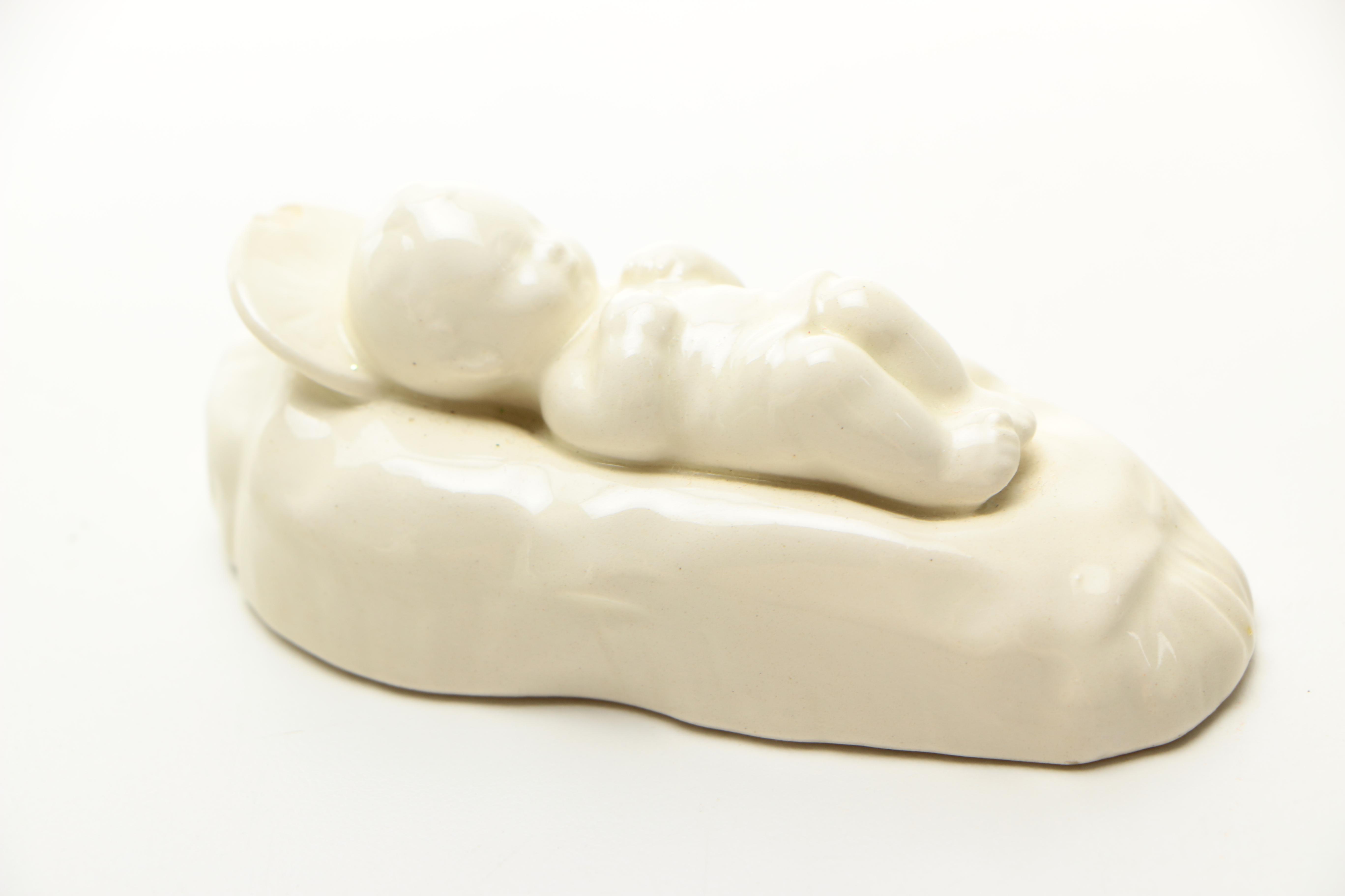 Vintage Hummel White Overglaze Nativity Figurines