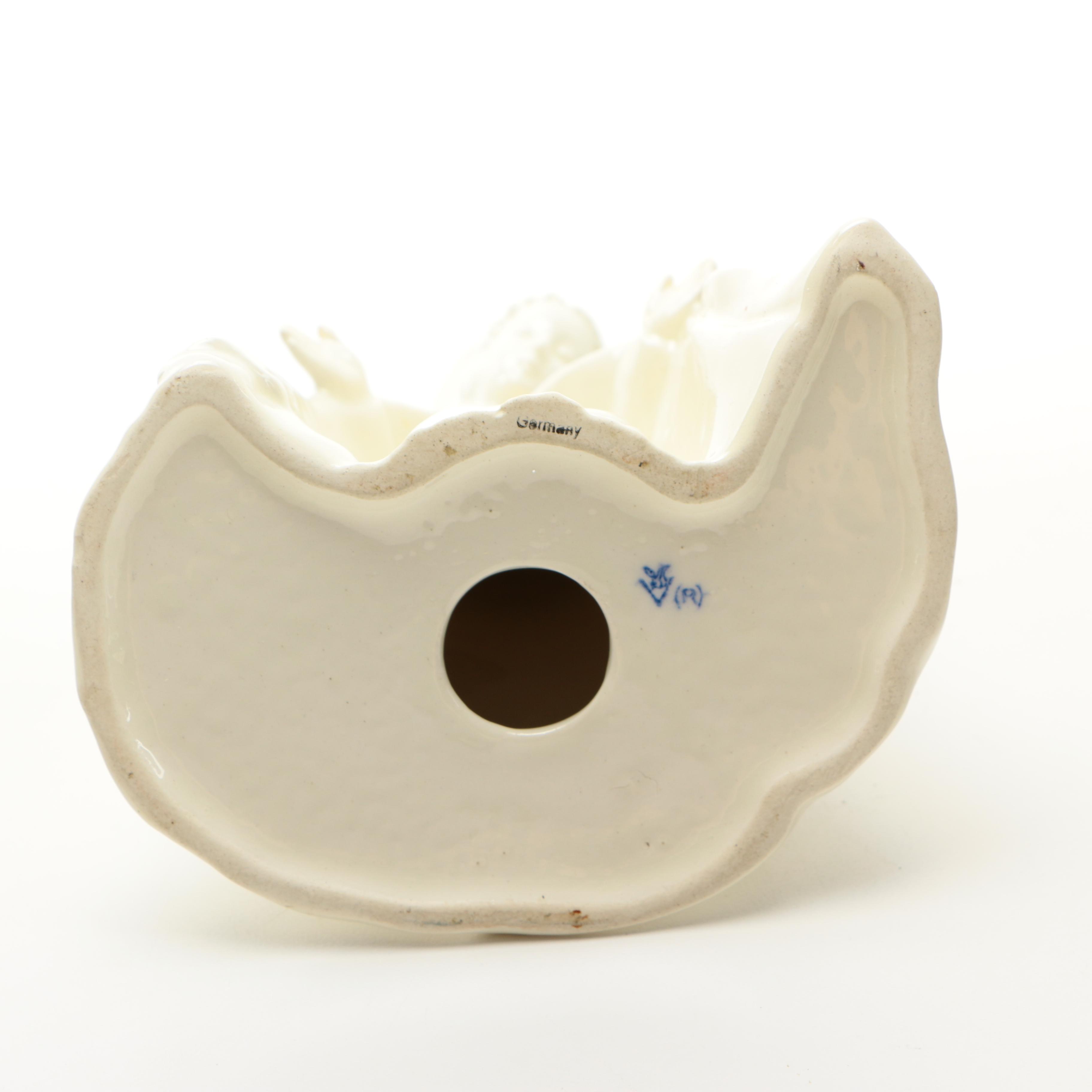 Vintage Hummel White Overglaze Nativity Figurines