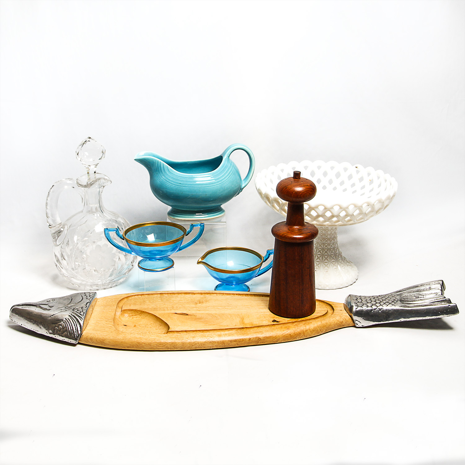 Collection of Vintage Housewares Featuring Fiestaware