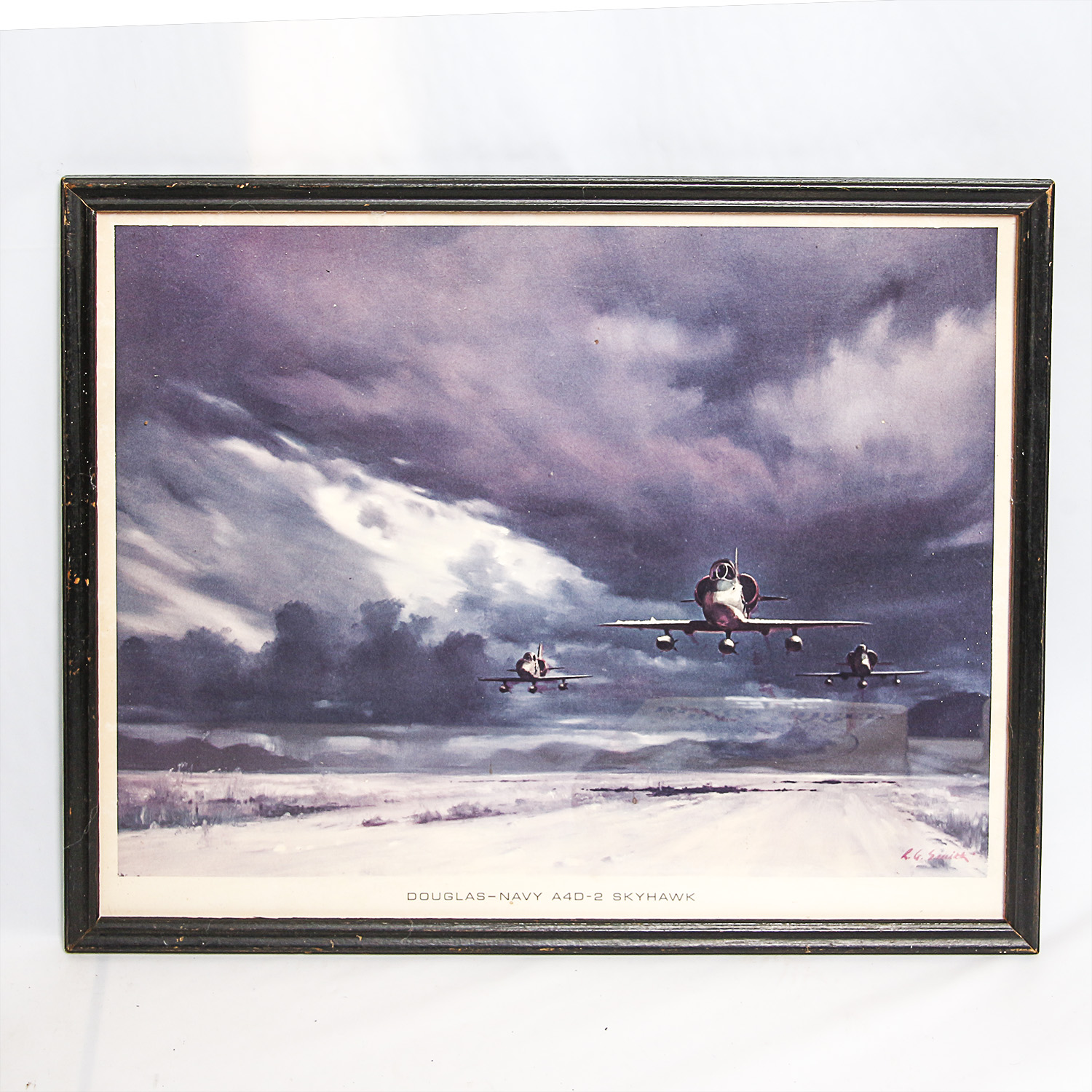 WWII Blacksheep Framed Autographed Photograph and Other Memorabilia