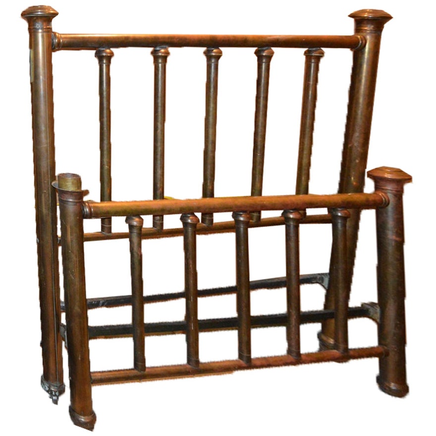 Antique Brass Full Size Bed Frame