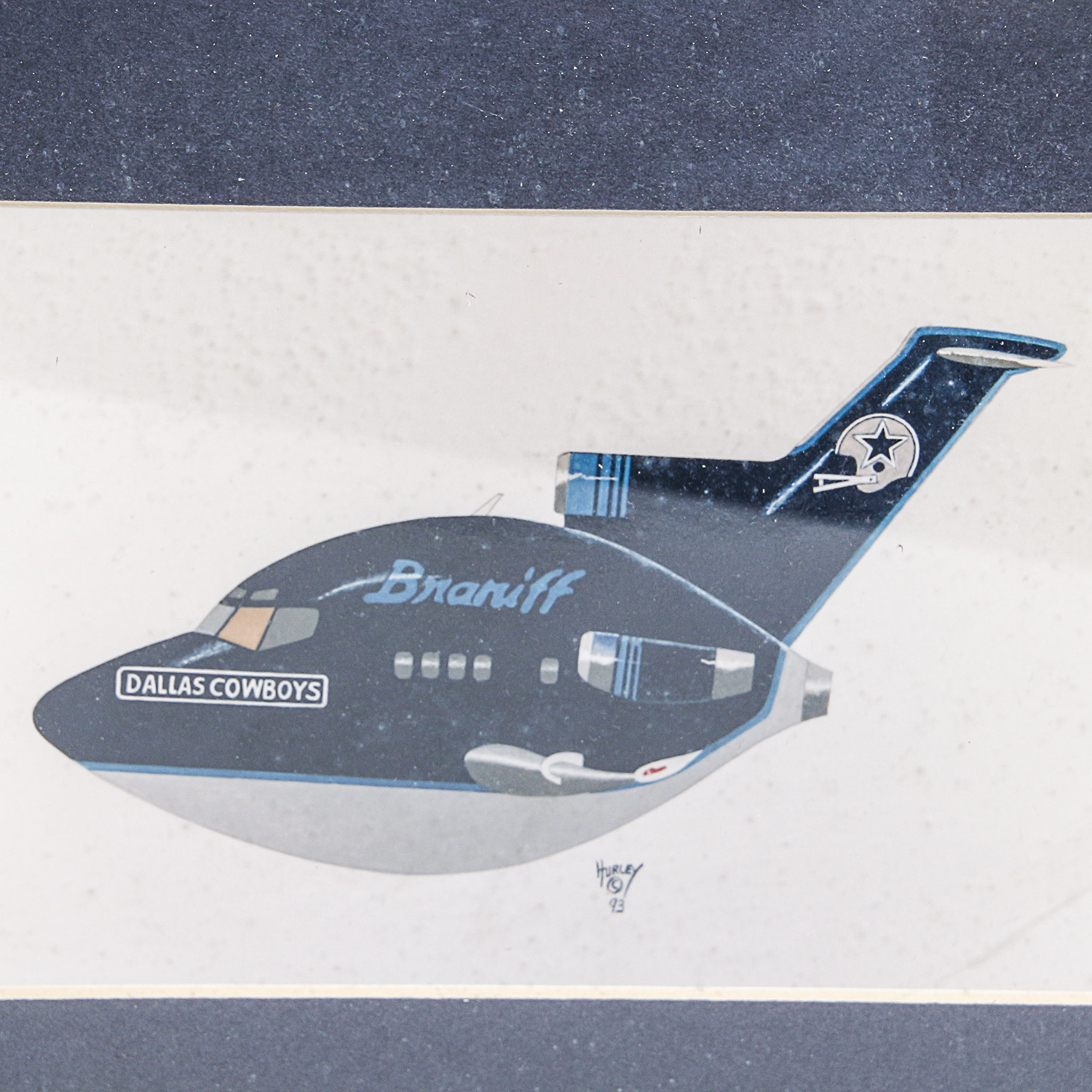 Collection of Framed Hurley Paintings of Aircraft