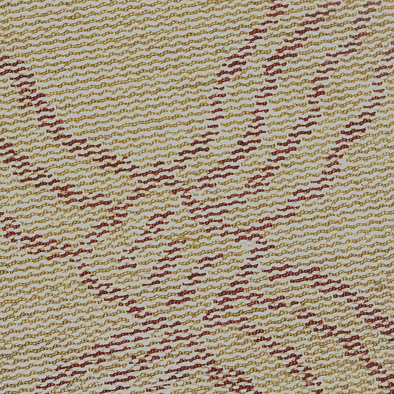 Hand-Knotted Indo-Persian Wool Rug in Dark Gold and Burgundy Rug