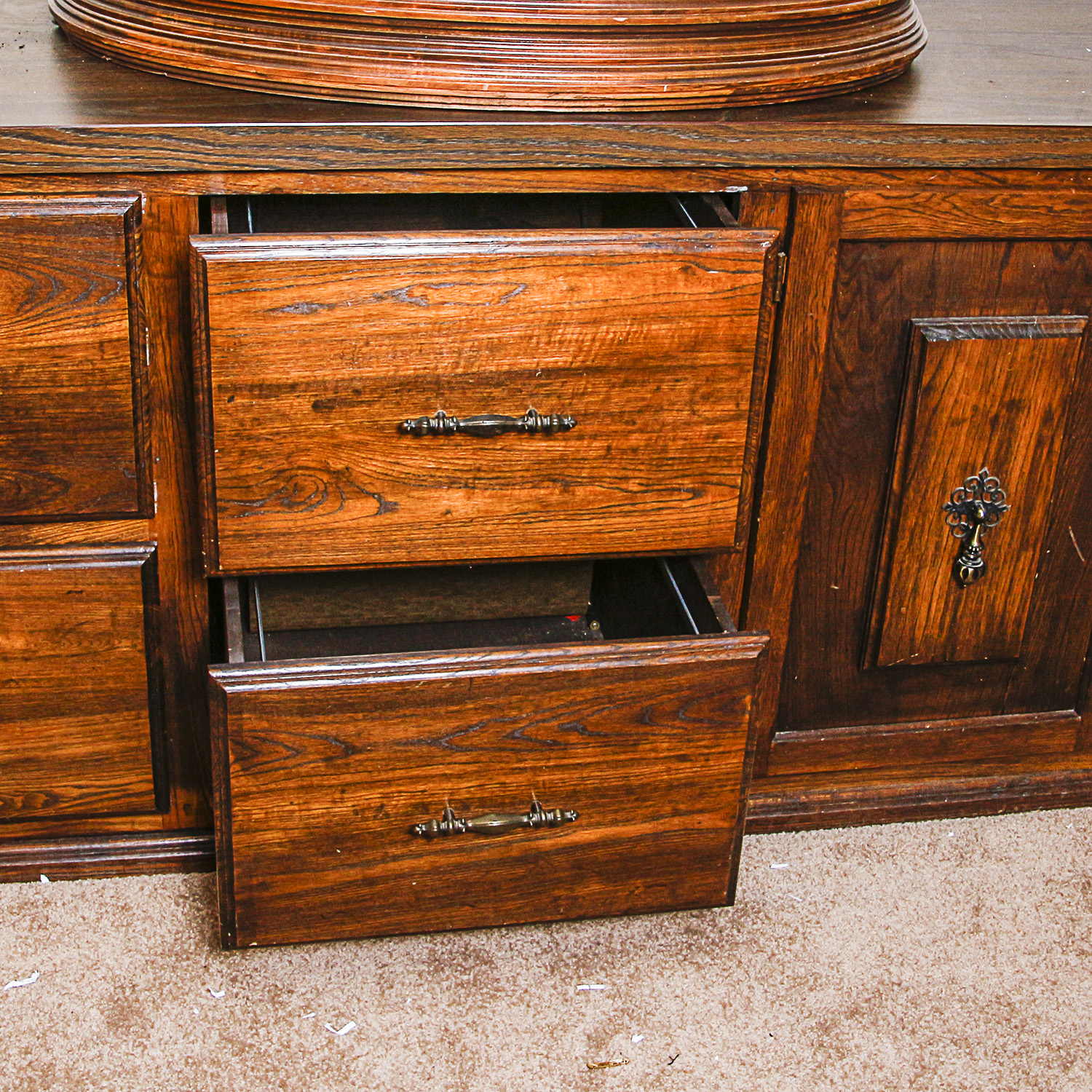 Large Wooden Entertainment Chest