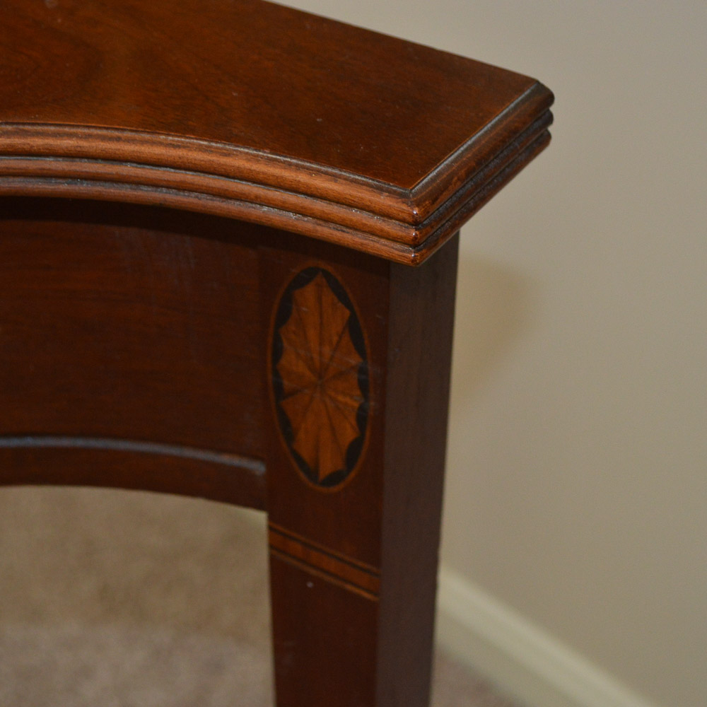 Vintage Walnut Console Table by Hammary