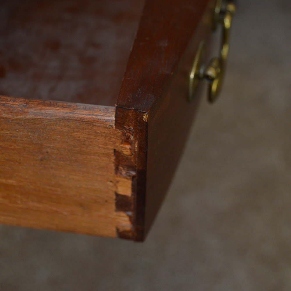 Vintage Walnut Console Table by Hammary
