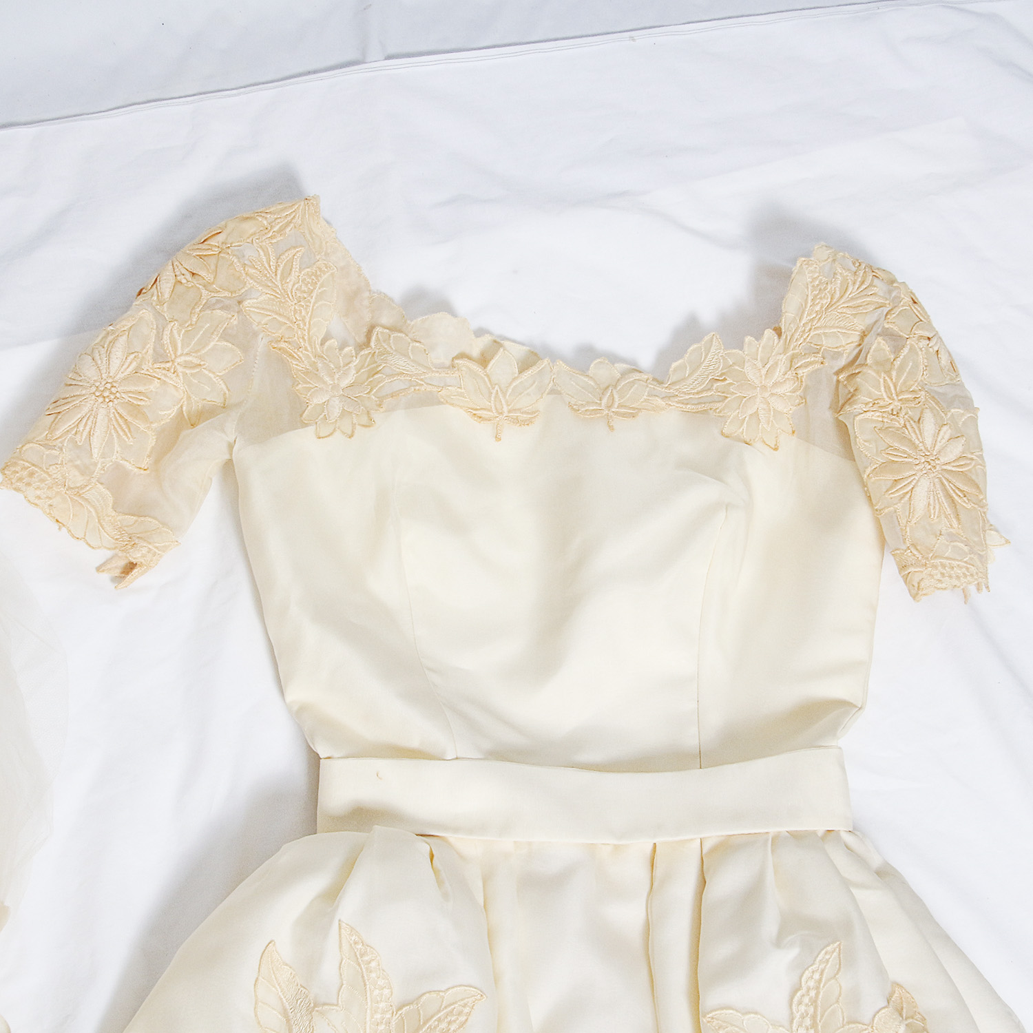 Vintage Wedding Dress and Veil