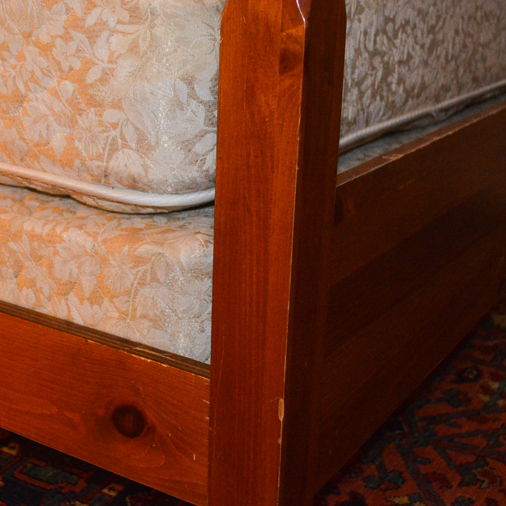 Full-Size Pine Four-Poster Bed