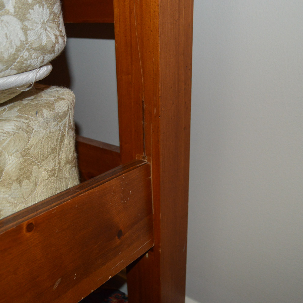 Full-Size Pine Four-Poster Bed