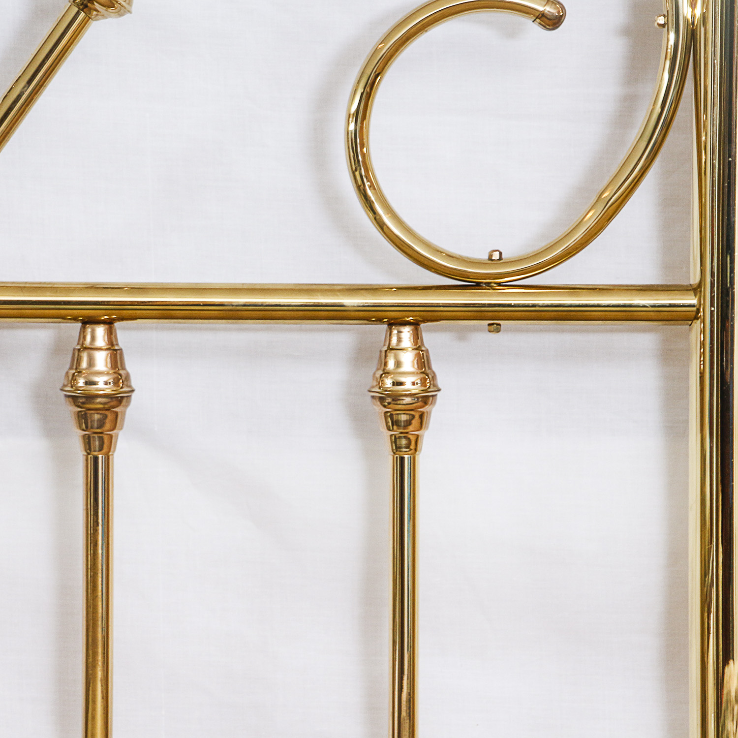 King-Size Brass Headboard