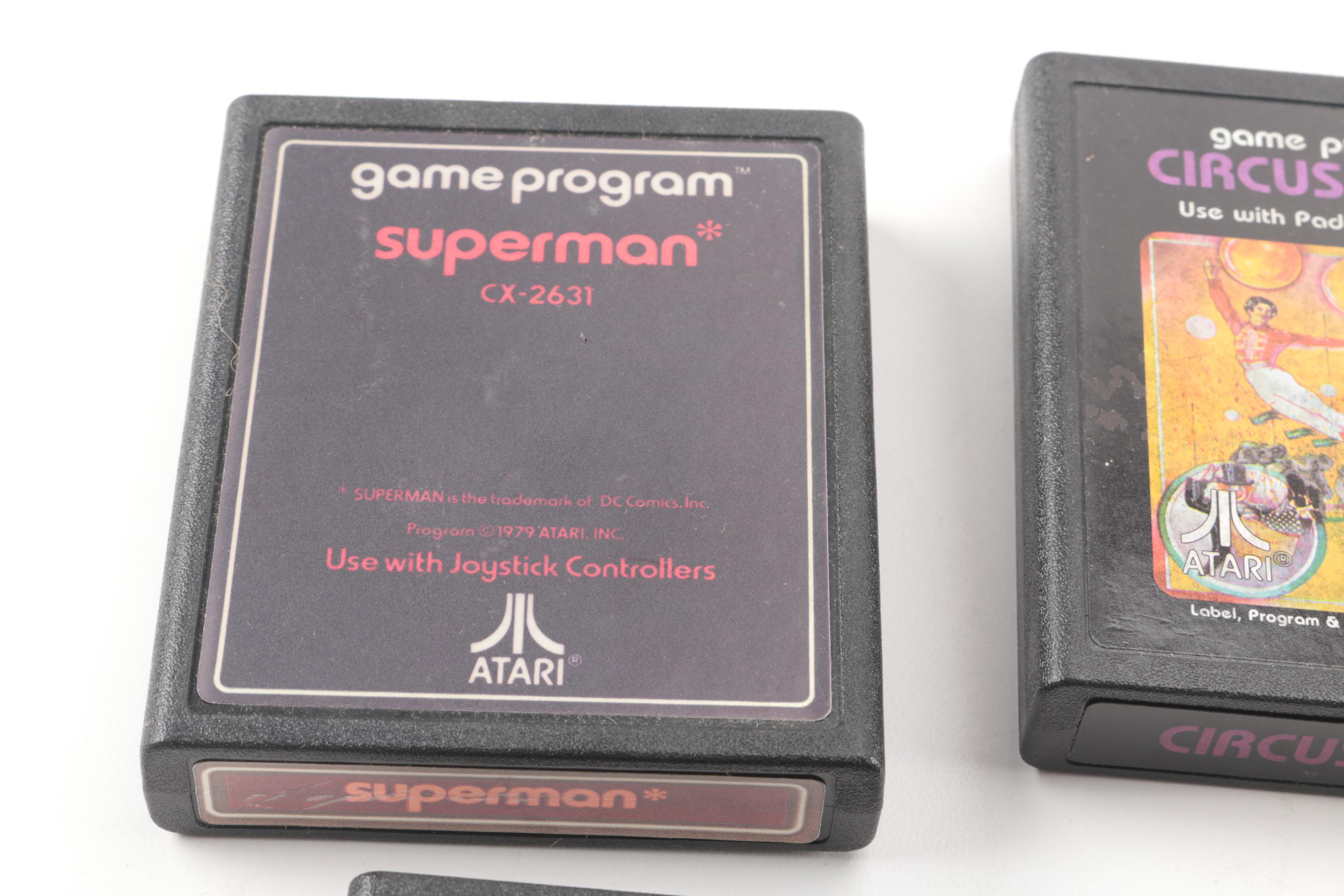 Atari 2600 Console with Games and Accessories