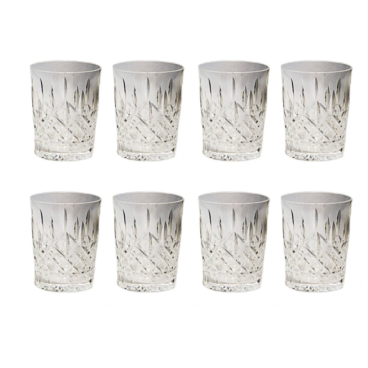 Waterford Crystal "Lismore" Double Old Fashioned Glasses