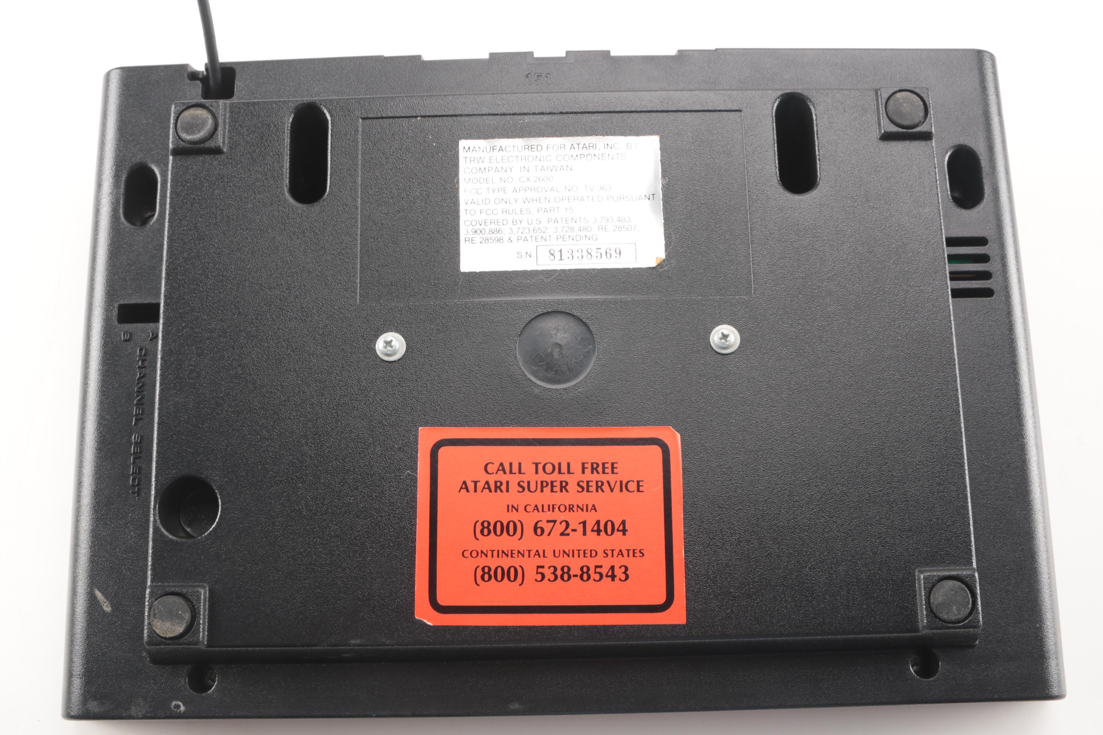 Atari 2600 Console with Games and Accessories