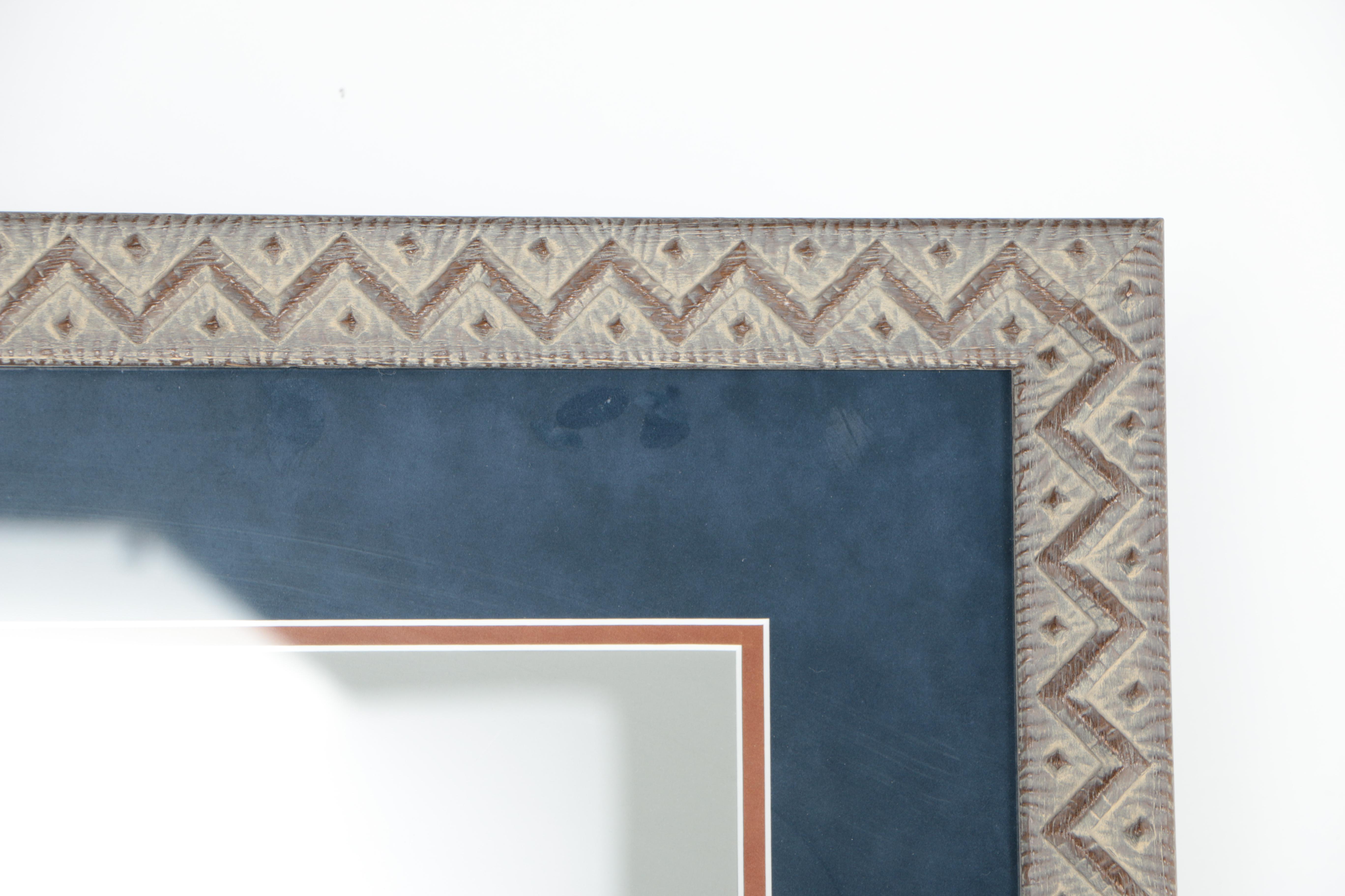 C. Marcus Stone Embellished Limited Edition Lithograph of a Seated Figure