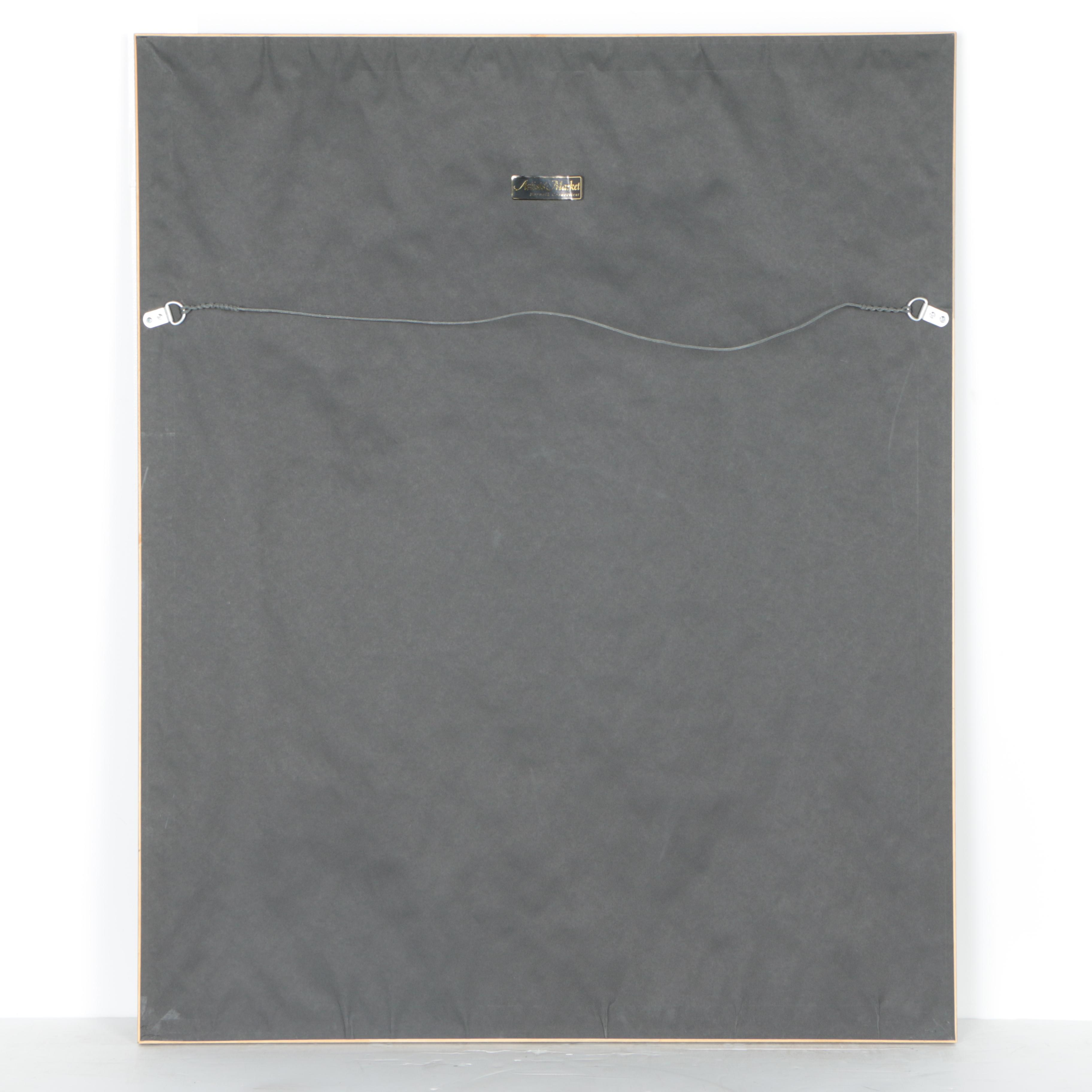 C. Marcus Stone Embellished Limited Edition Lithograph of a Seated Figure