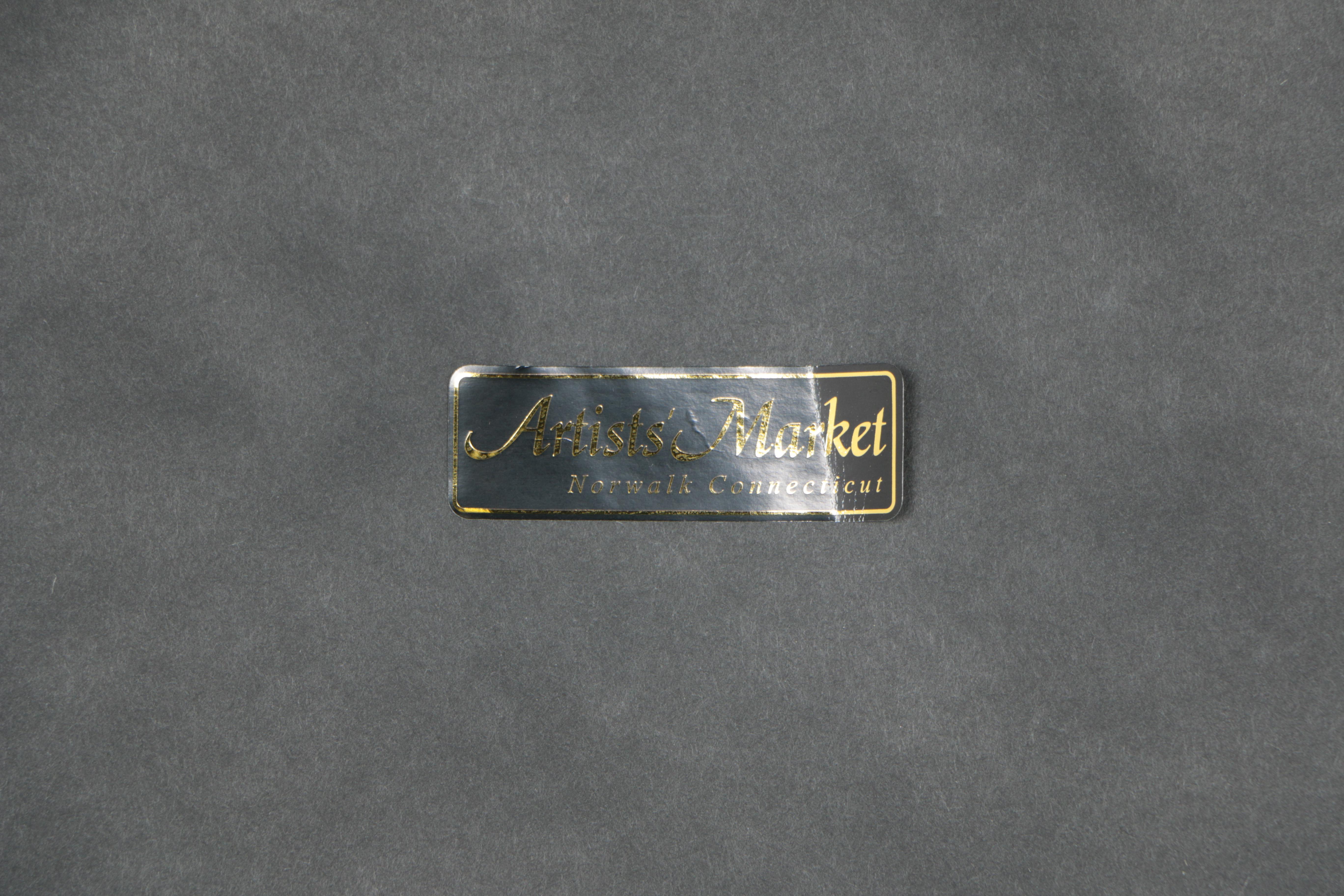 C. Marcus Stone Embellished Limited Edition Lithograph of a Seated Figure