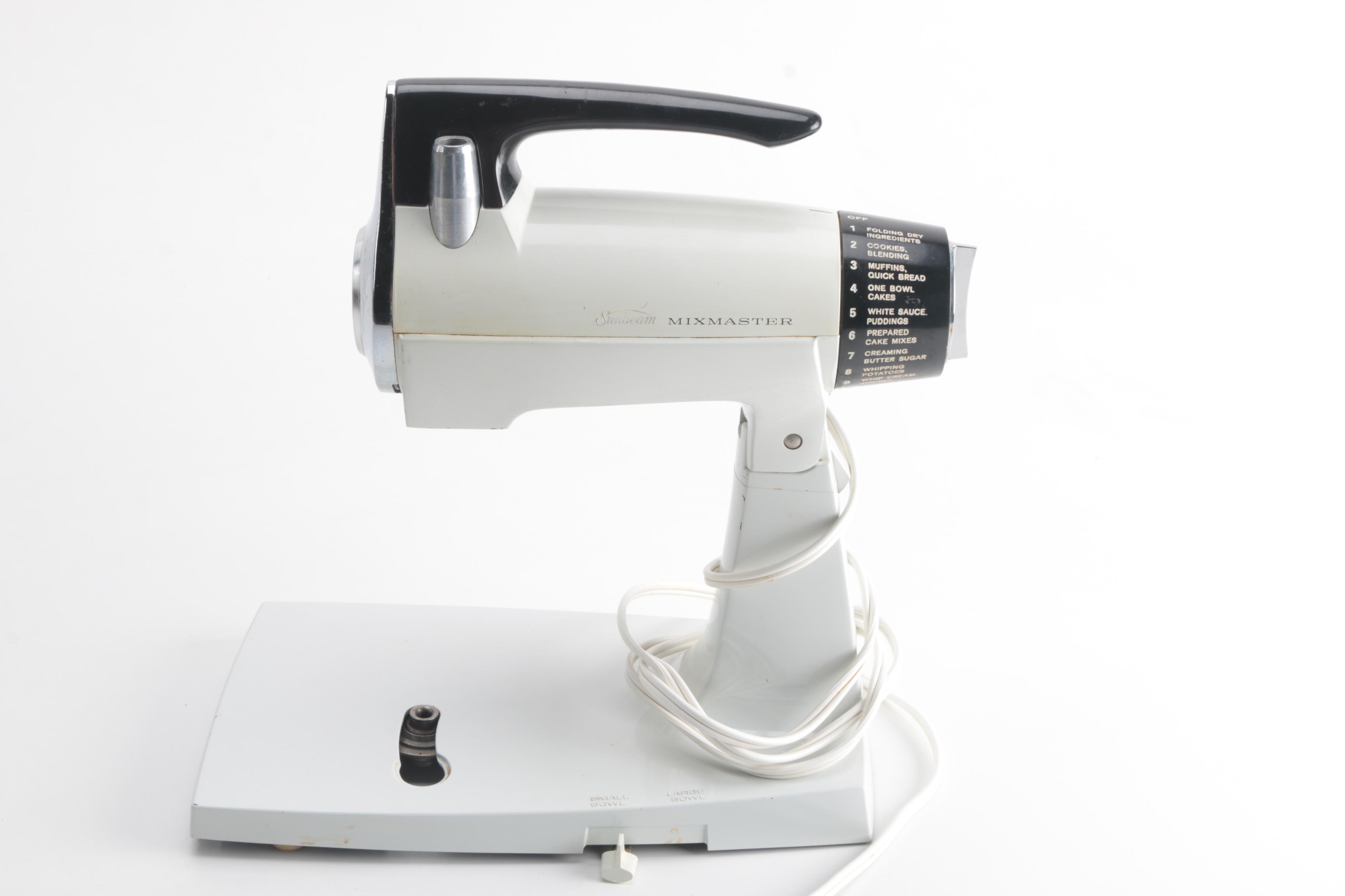 1950s Sunbeam MixMaster Mixer and Bowls