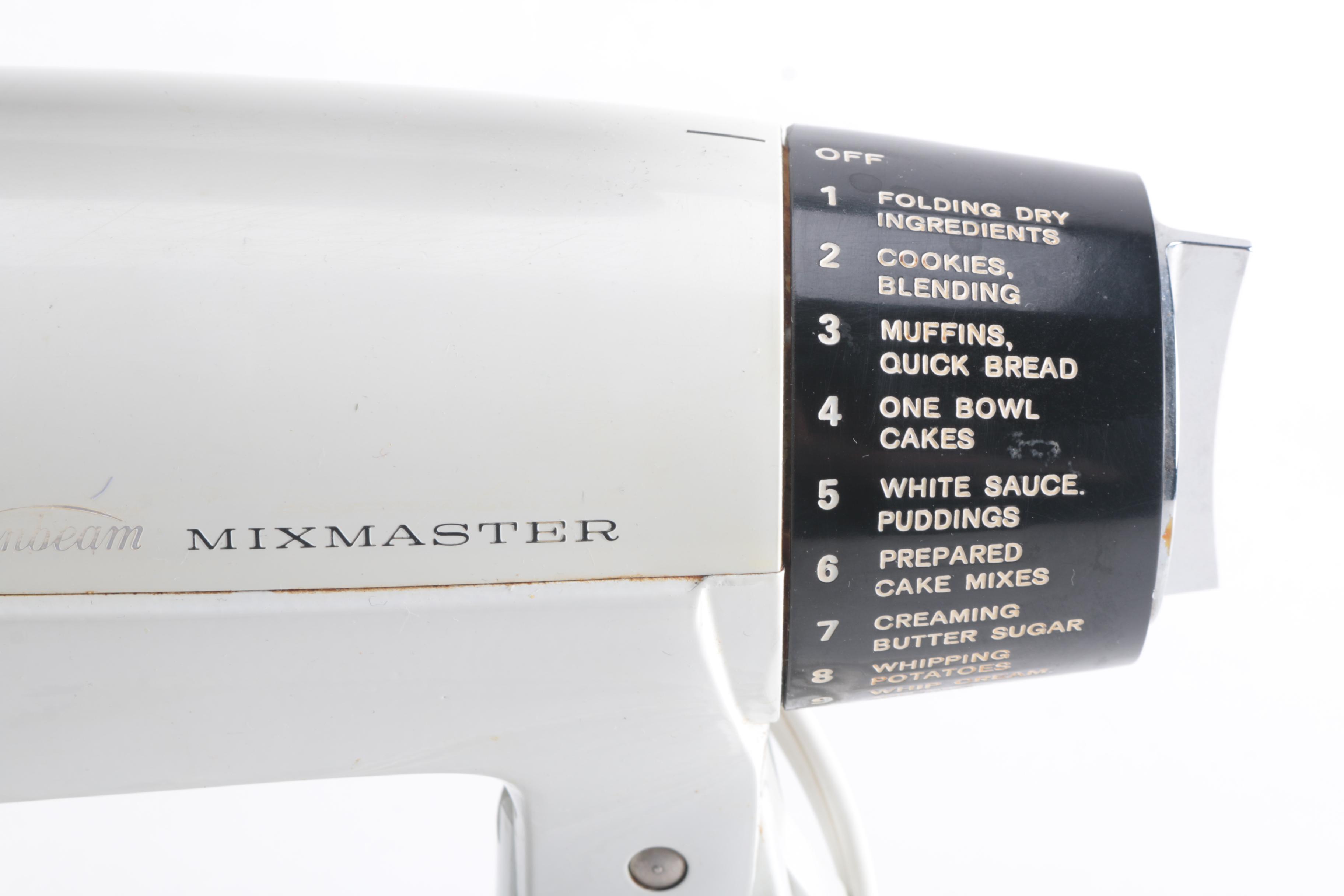 1950s Sunbeam MixMaster Mixer and Bowls