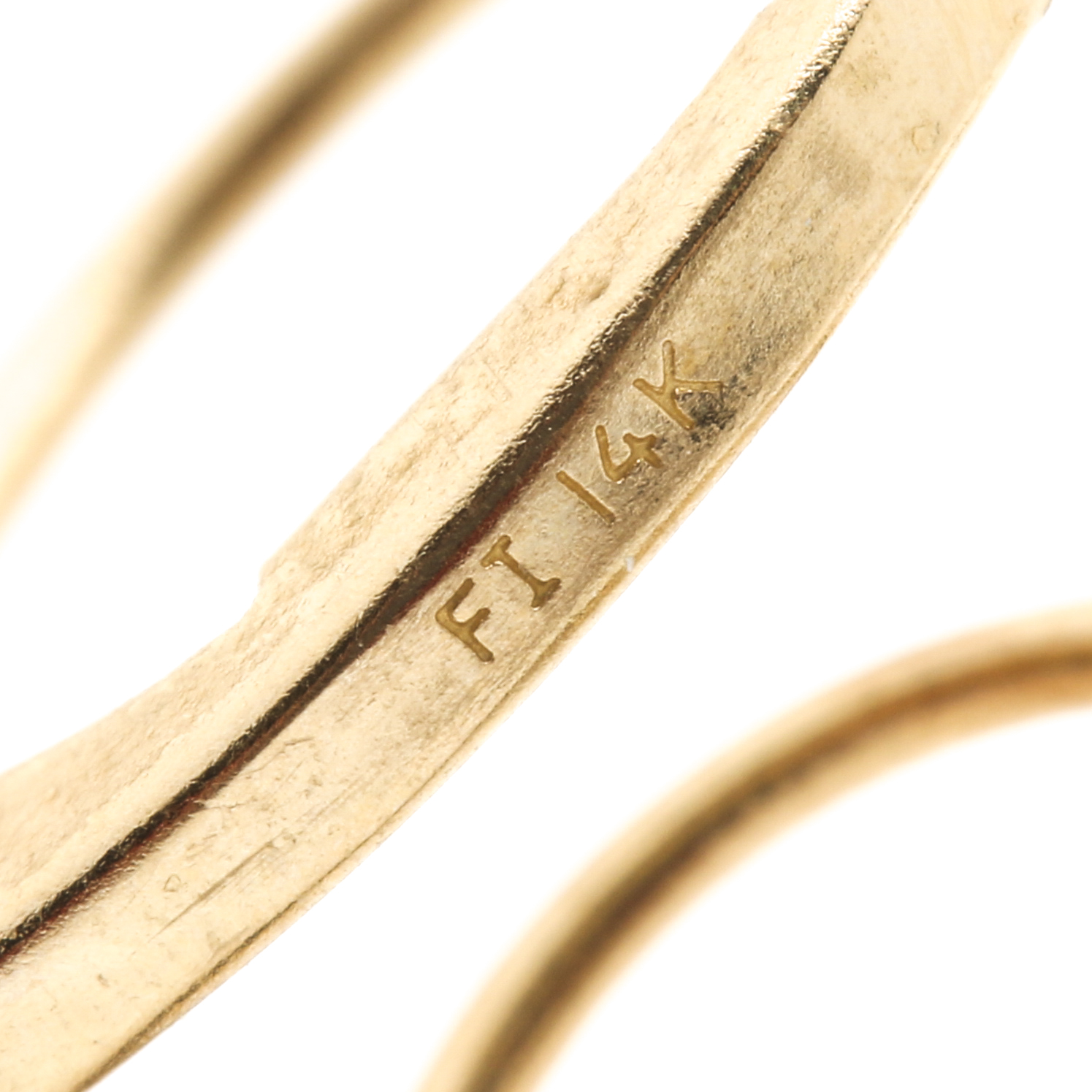 14K Yellow Gold Seahorse Earrings