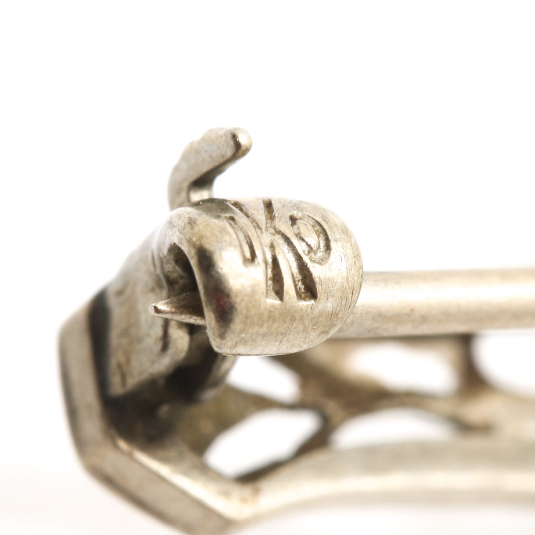 10K Two Tone Gold Edwardian Brooch and Sigma Theta Tau Society Key Pin