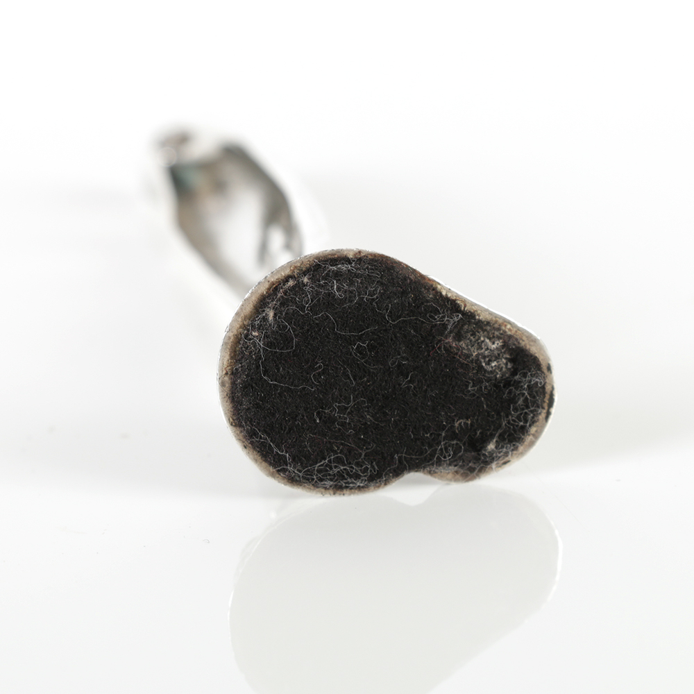 Coin Silver Abstract Crane Figurine