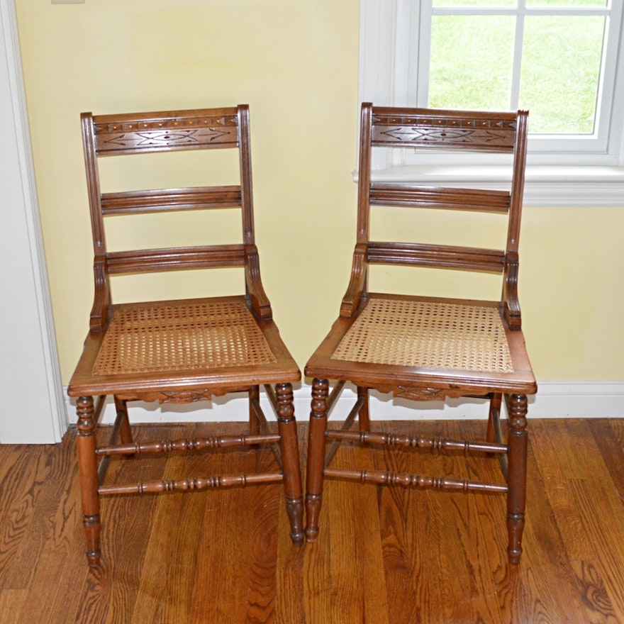 Late 19th Century Victorian Eastlake Side Chairs