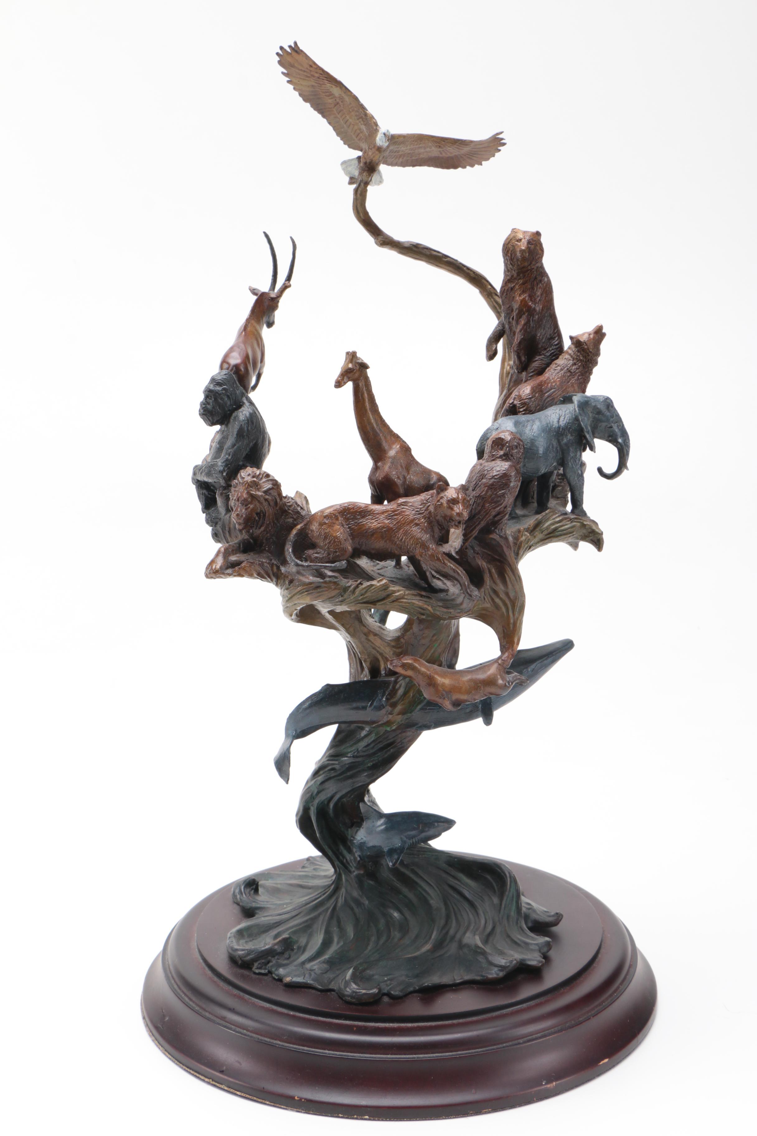 Sculpture After Steven D. Lord "Guardians of the World"