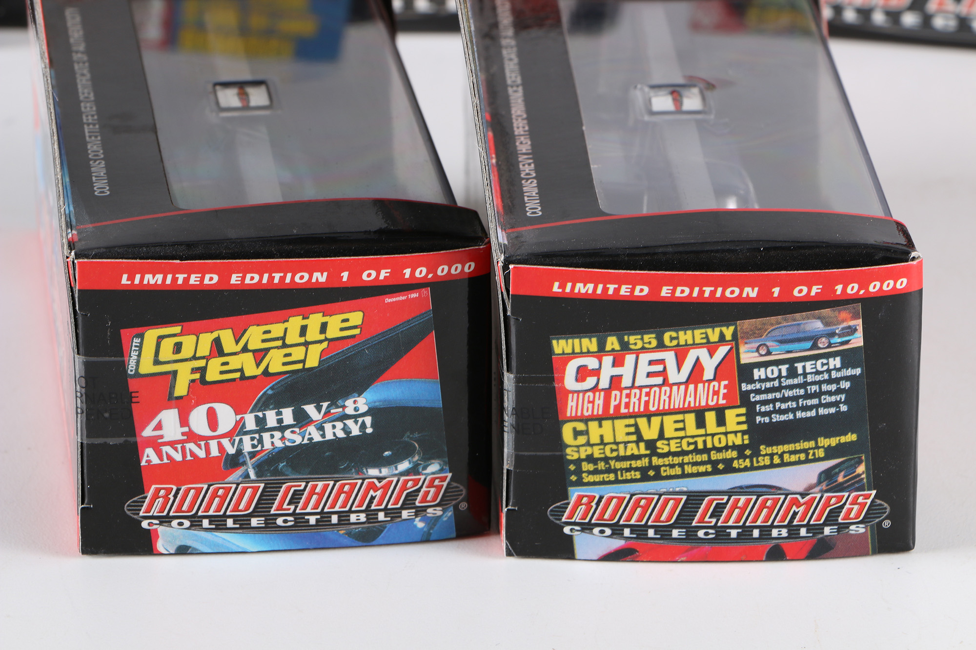 Limited Edition 'Road Champs Collectibles" 1:43 Die-Cast Model Cars