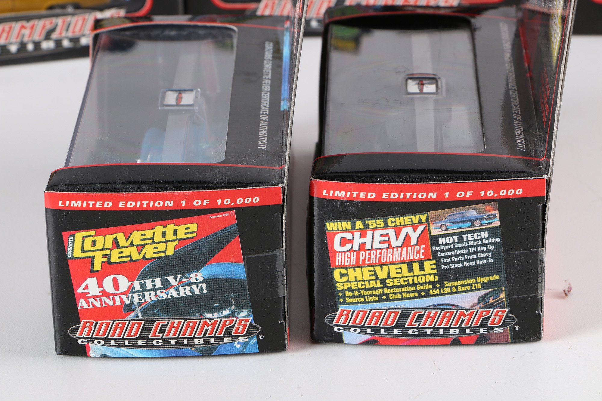 Limited Edition 'Road Champs Collectibles" 1:43 Die-Cast Model Cars