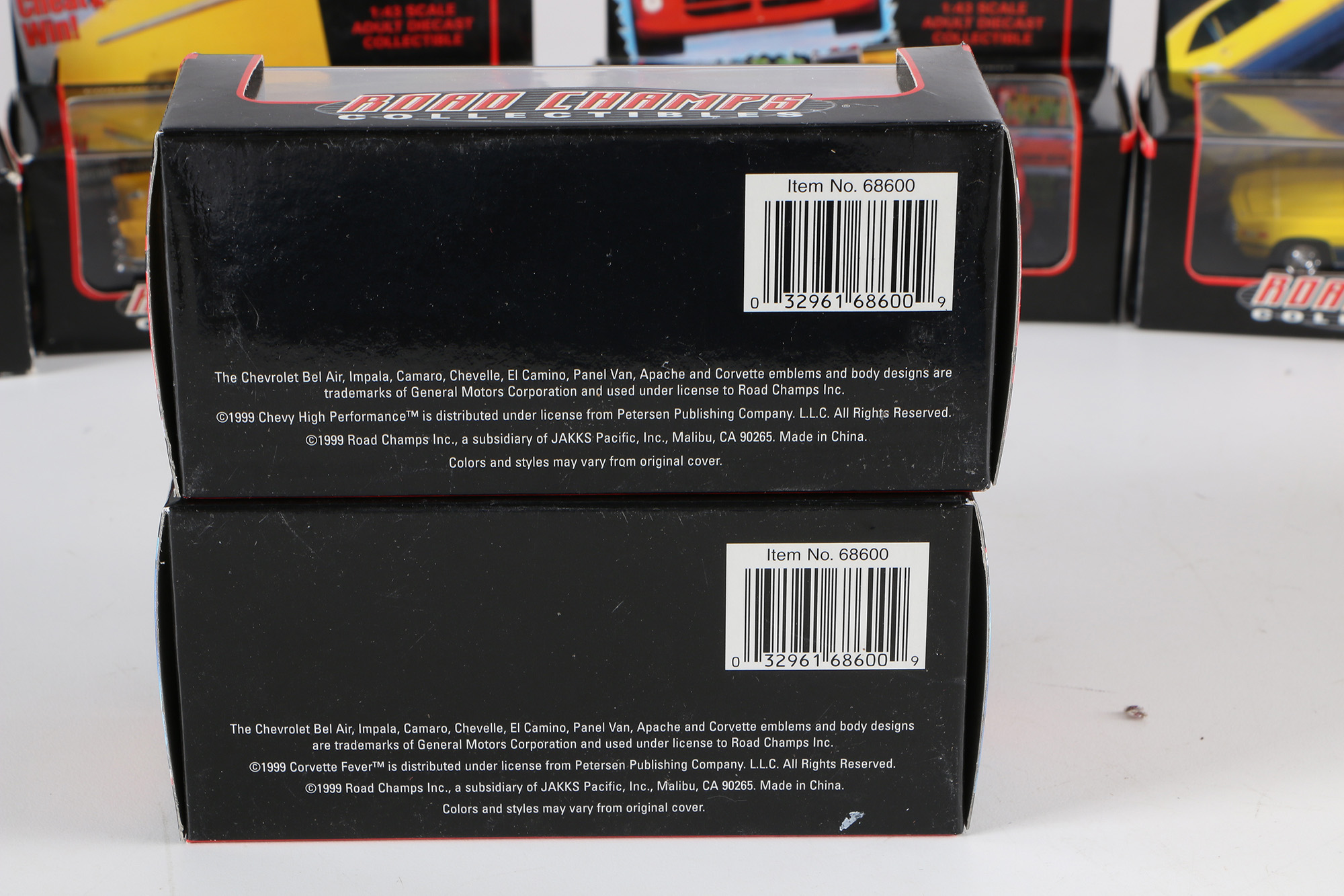 Limited Edition 'Road Champs Collectibles" 1:43 Die-Cast Model Cars