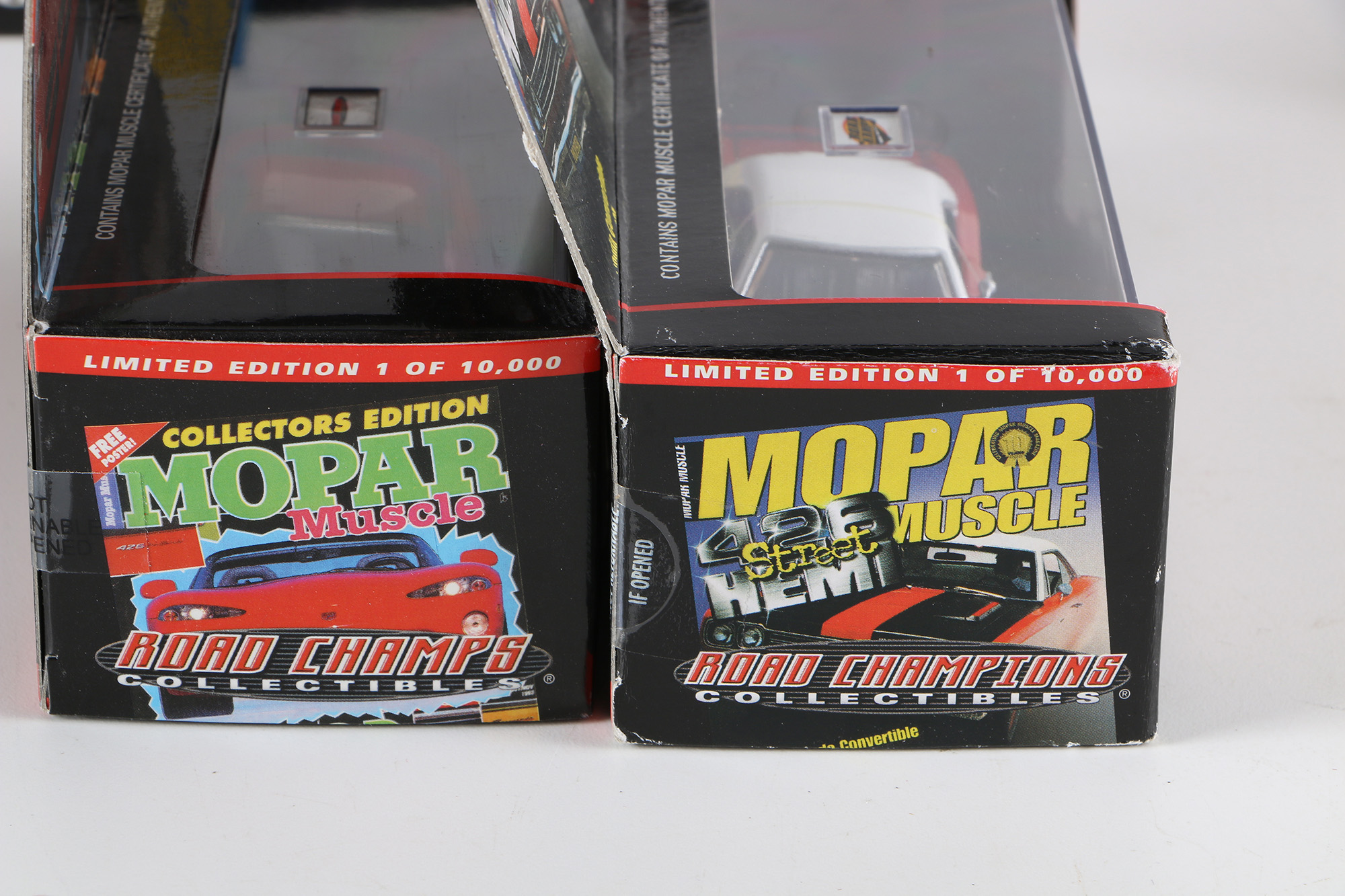 Limited Edition 'Road Champs Collectibles" 1:43 Die-Cast Model Cars