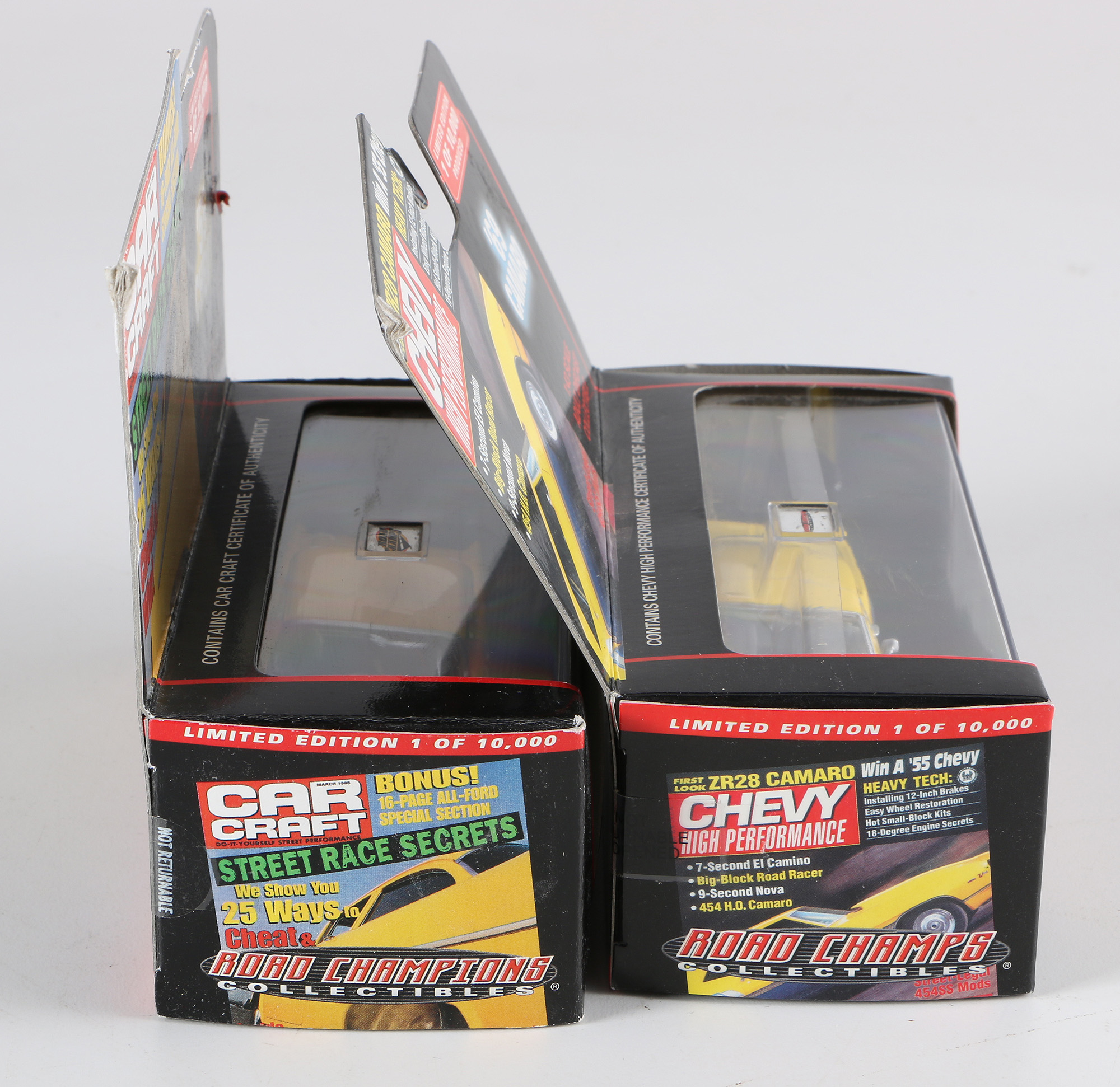 Limited Edition 'Road Champs Collectibles" 1:43 Die-Cast Model Cars
