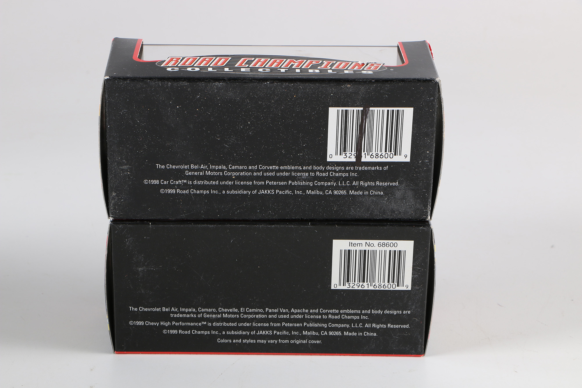 Limited Edition 'Road Champs Collectibles" 1:43 Die-Cast Model Cars